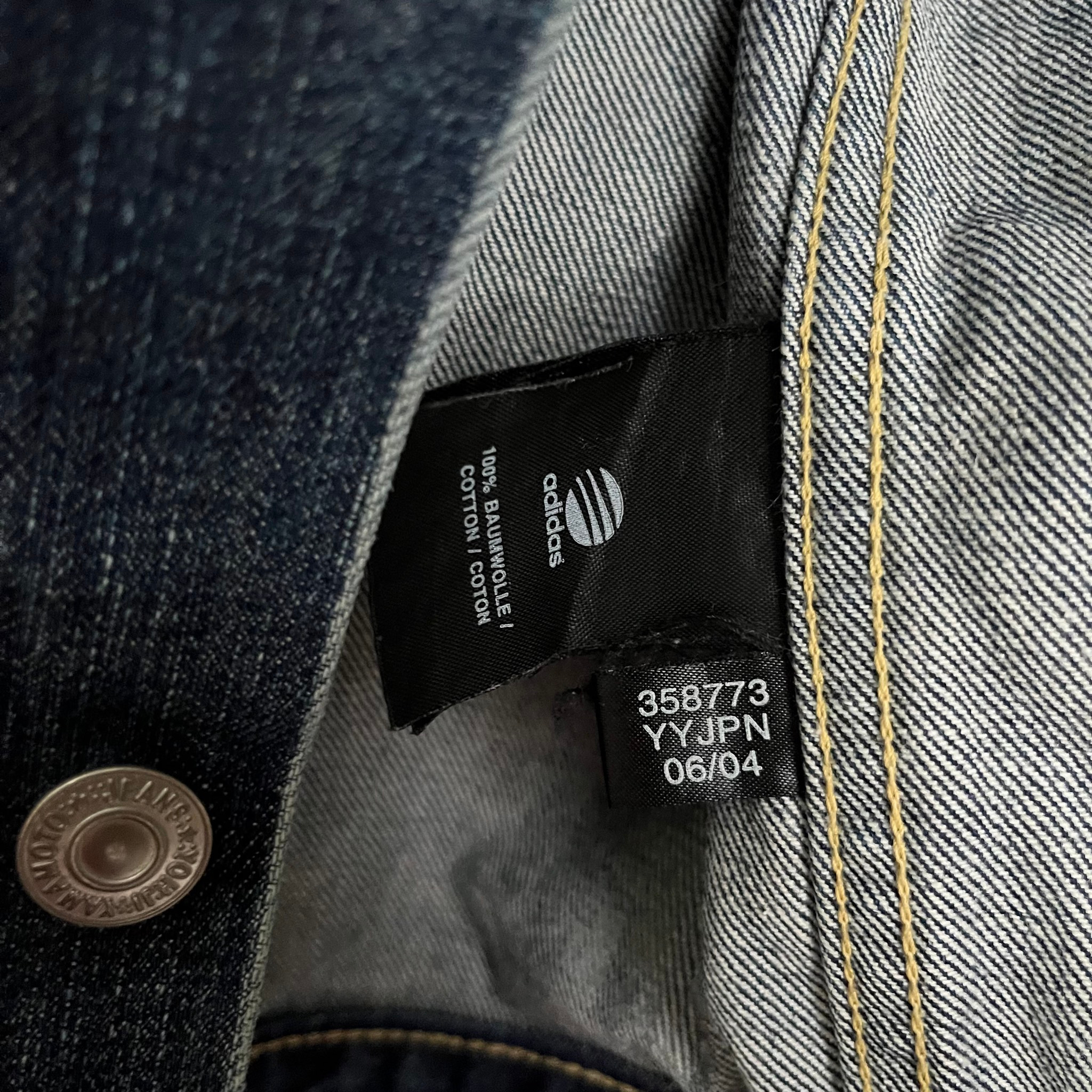 Y-3 AW04 Exclusive 3-Stripe Spotted Horse Denim Jacket, миниатюра 8