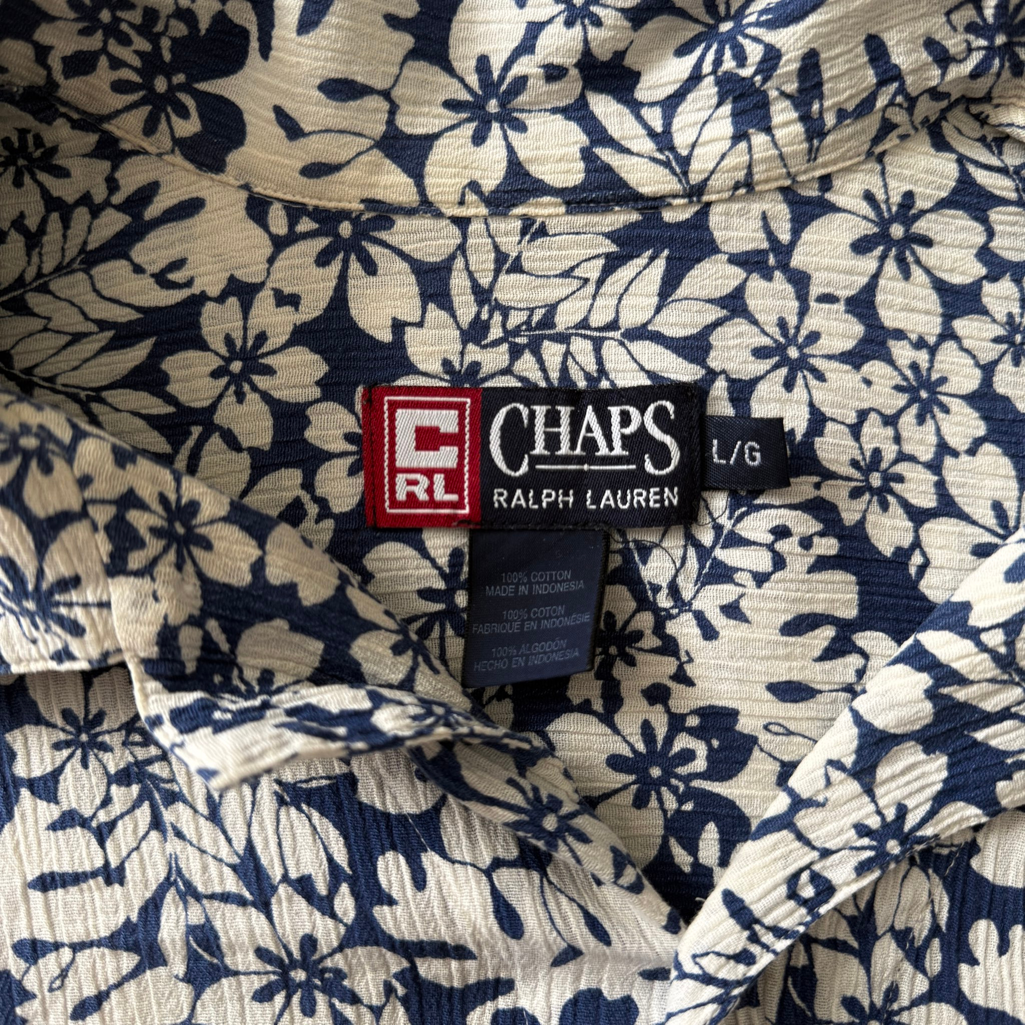 Chaps x Ralph Lauren Floral Camp collar shirt, миниатюра 6
