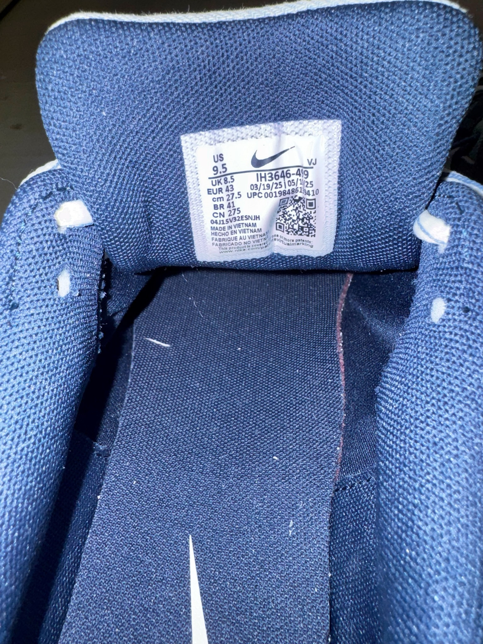 Nike P-6000 SE Worn Blue Denim, миниатюра 6