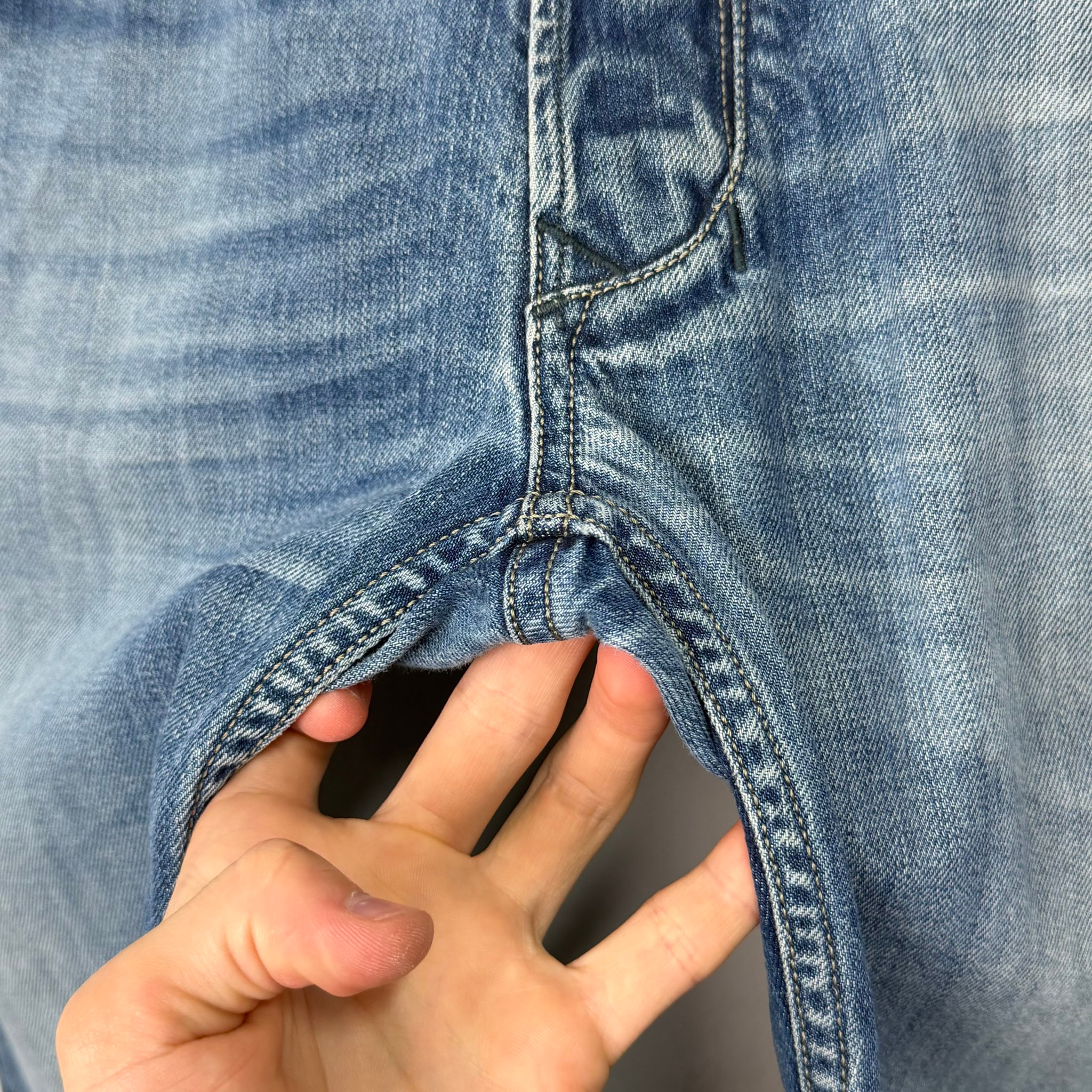 Diesel Vintage Larkee Distressed Jeans Straight, миниатюра 4