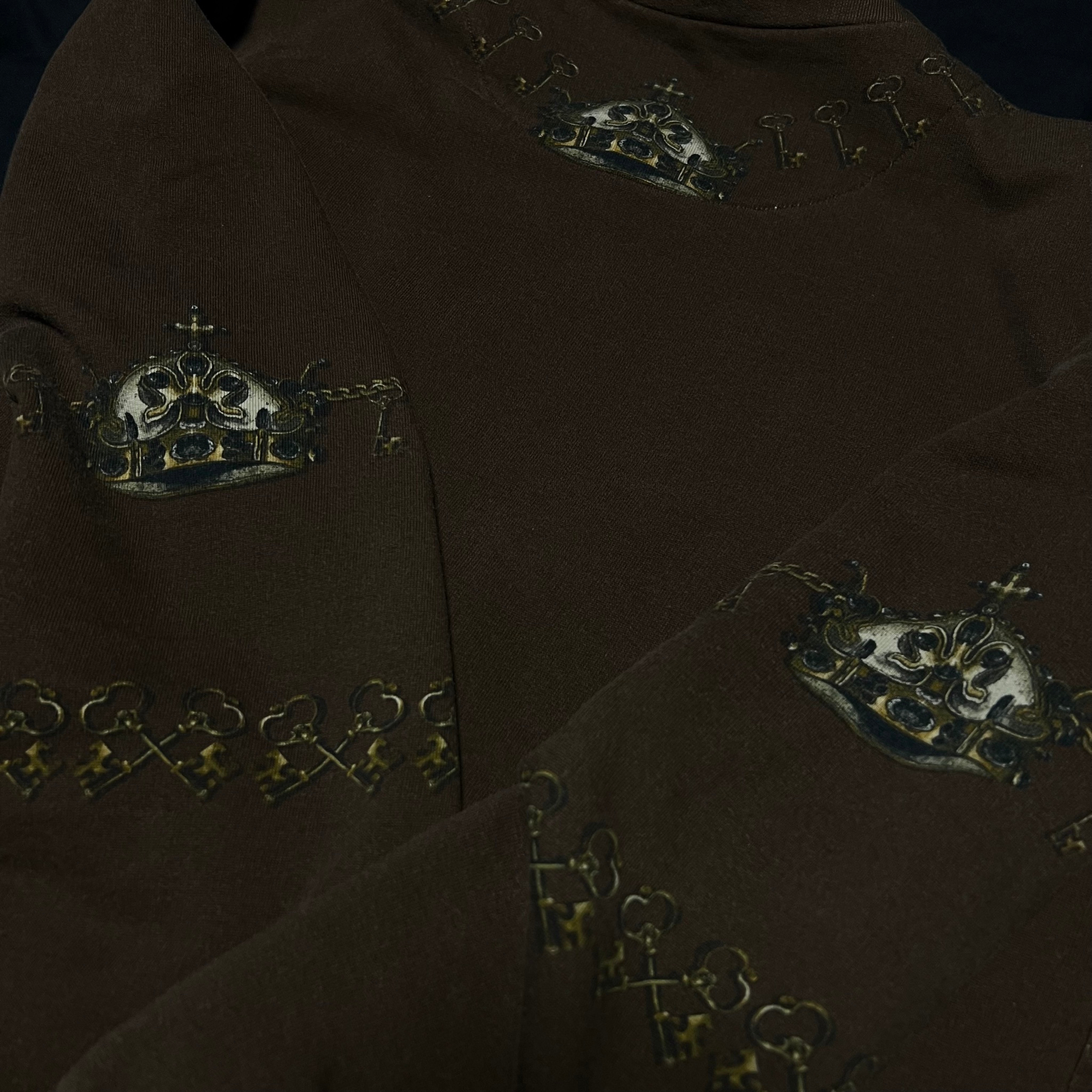 Dolce & Gabbana Brown Knight Axe Sweater, миниатюра 6