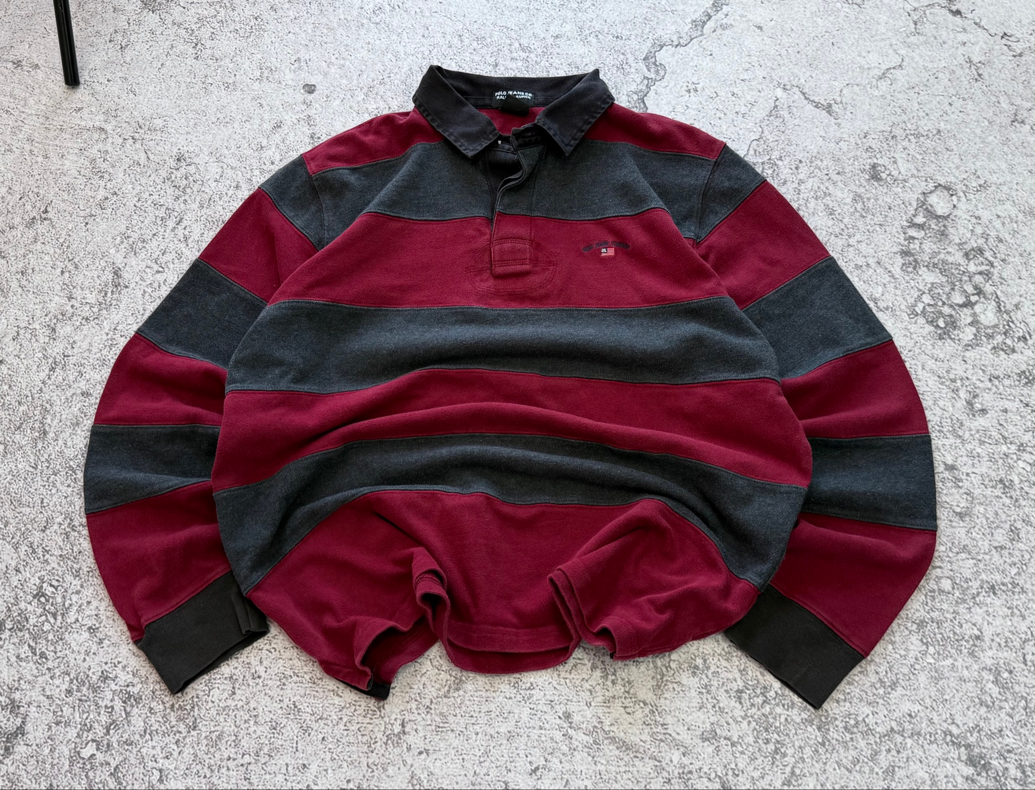 Polo Jeans by Ralph Lauren 67 Vintage Rugby Sweatshirt, миниатюра 2