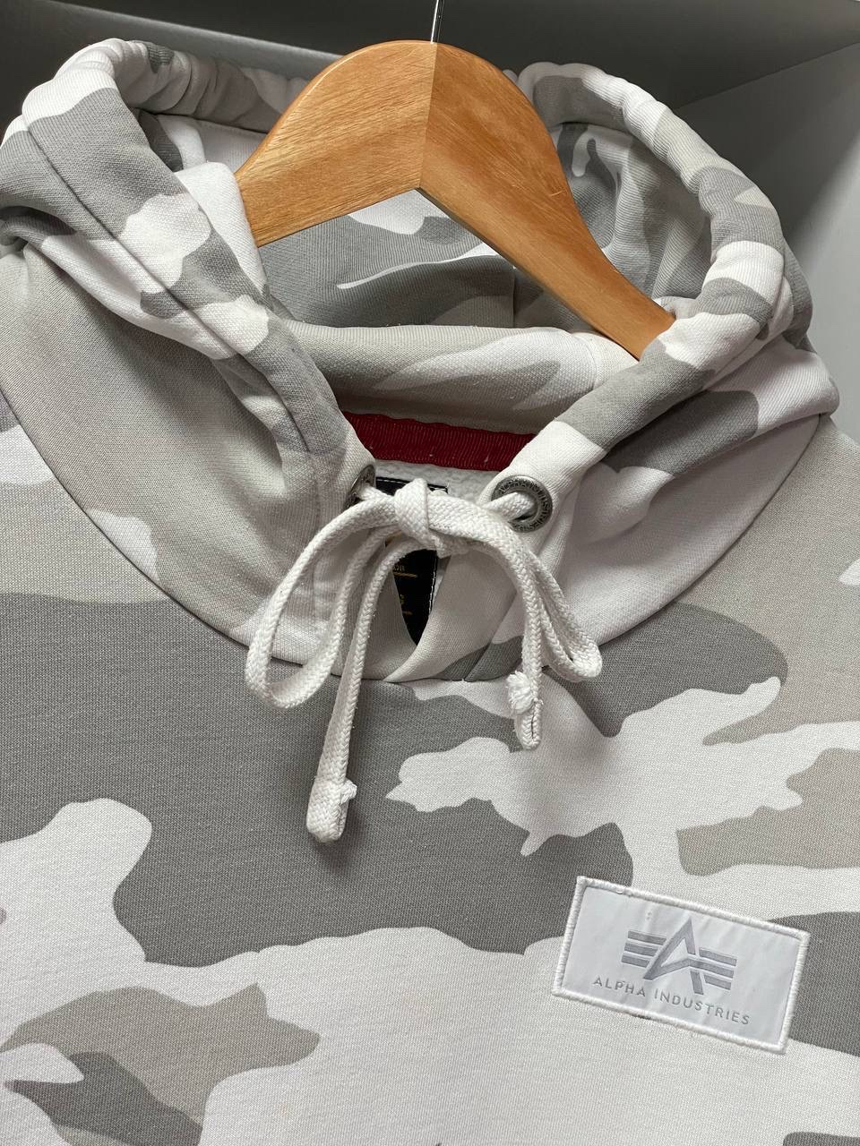 Alpha Industries Back Print Hoodie Camo, миниатюра 3