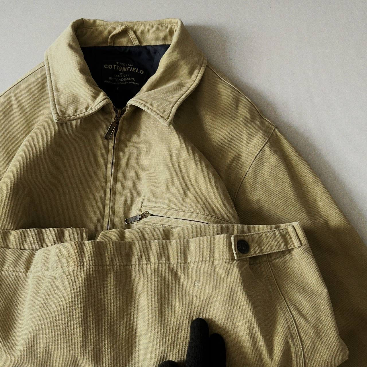 COTTONFIELD 2000s Vintage Detroit Style Worker Jacket, миниатюра 5