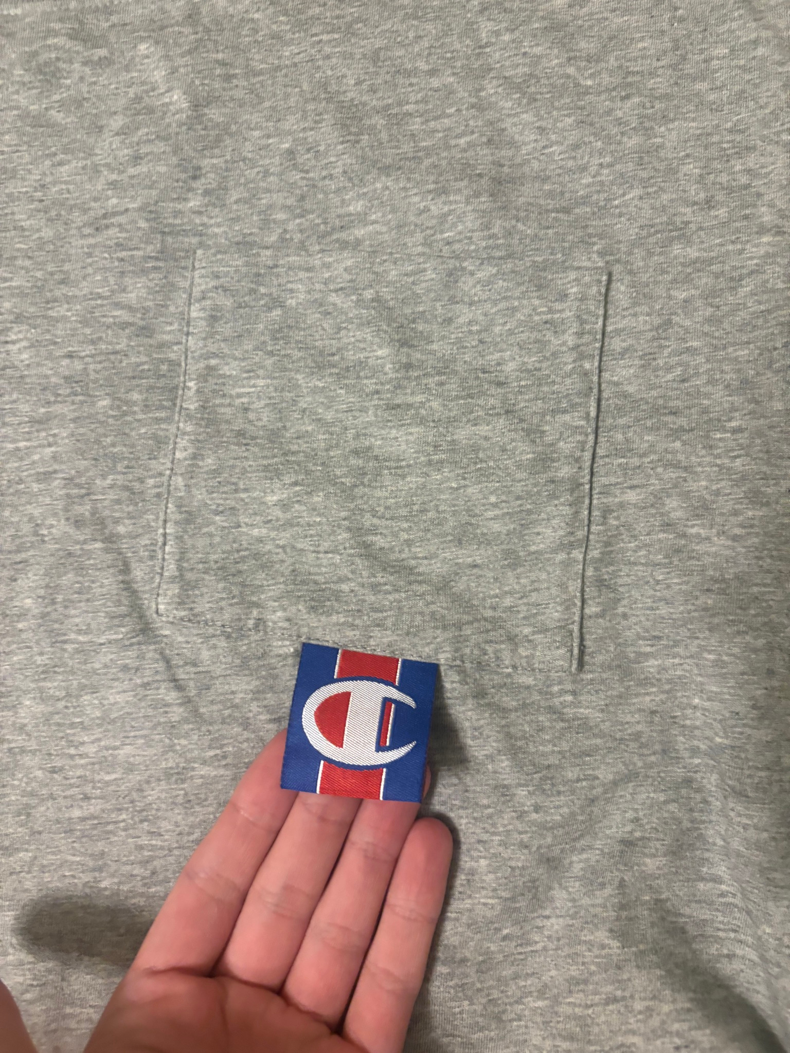 Vetements x Champion FW17 "Peace Sign" Appliqué Tee, миниатюра 4