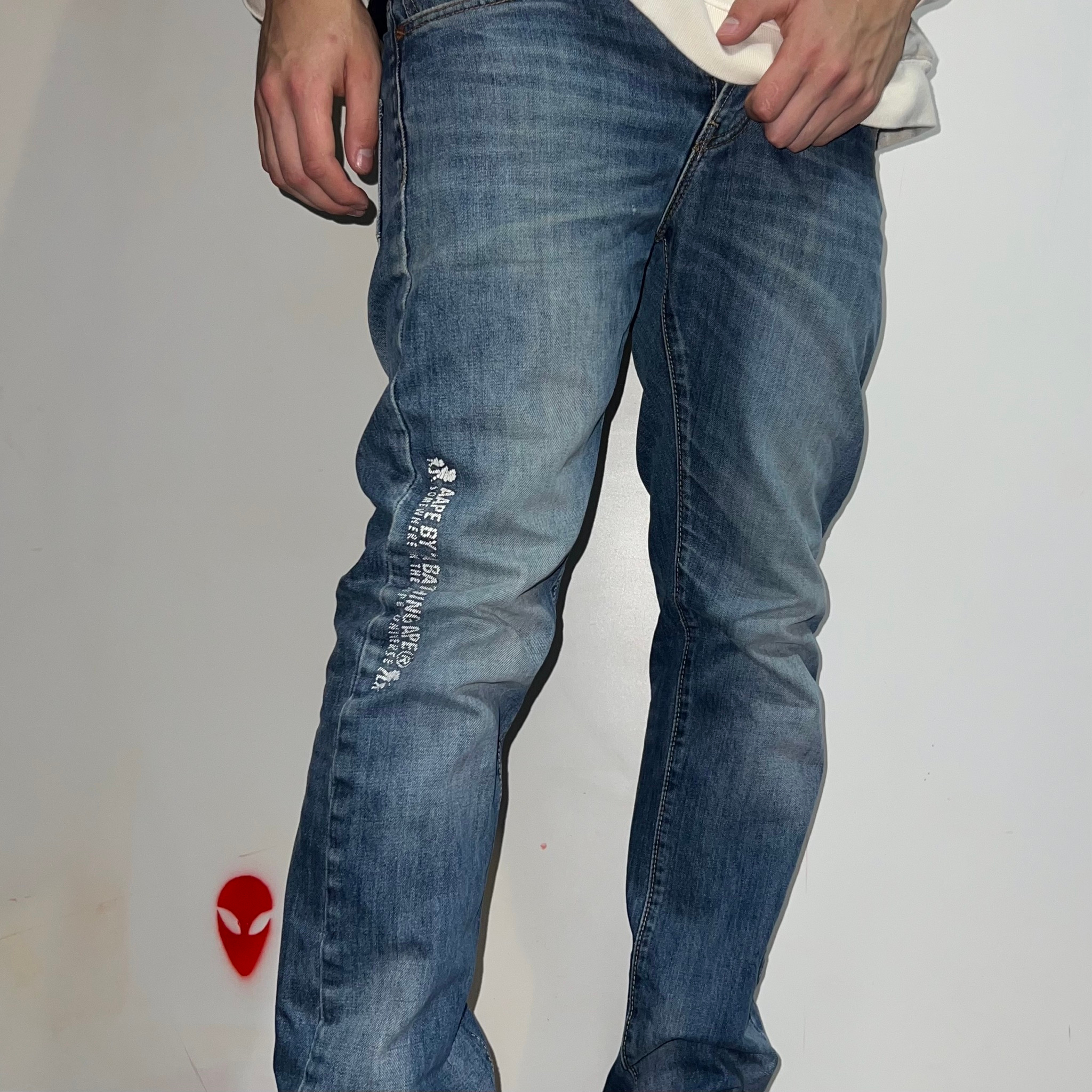 Bape camo detailse jeans, миниатюра 2