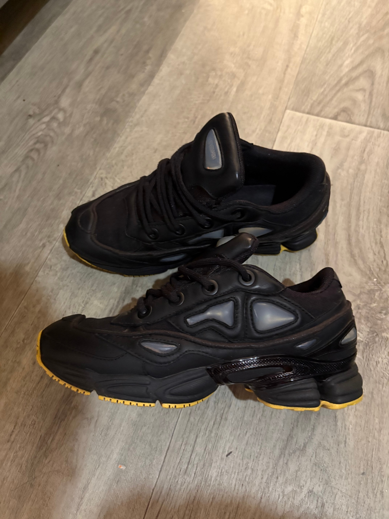 Adidas x Raf Simons Ozweego 3 Black/Corn Кроссовки, миниатюра 6
