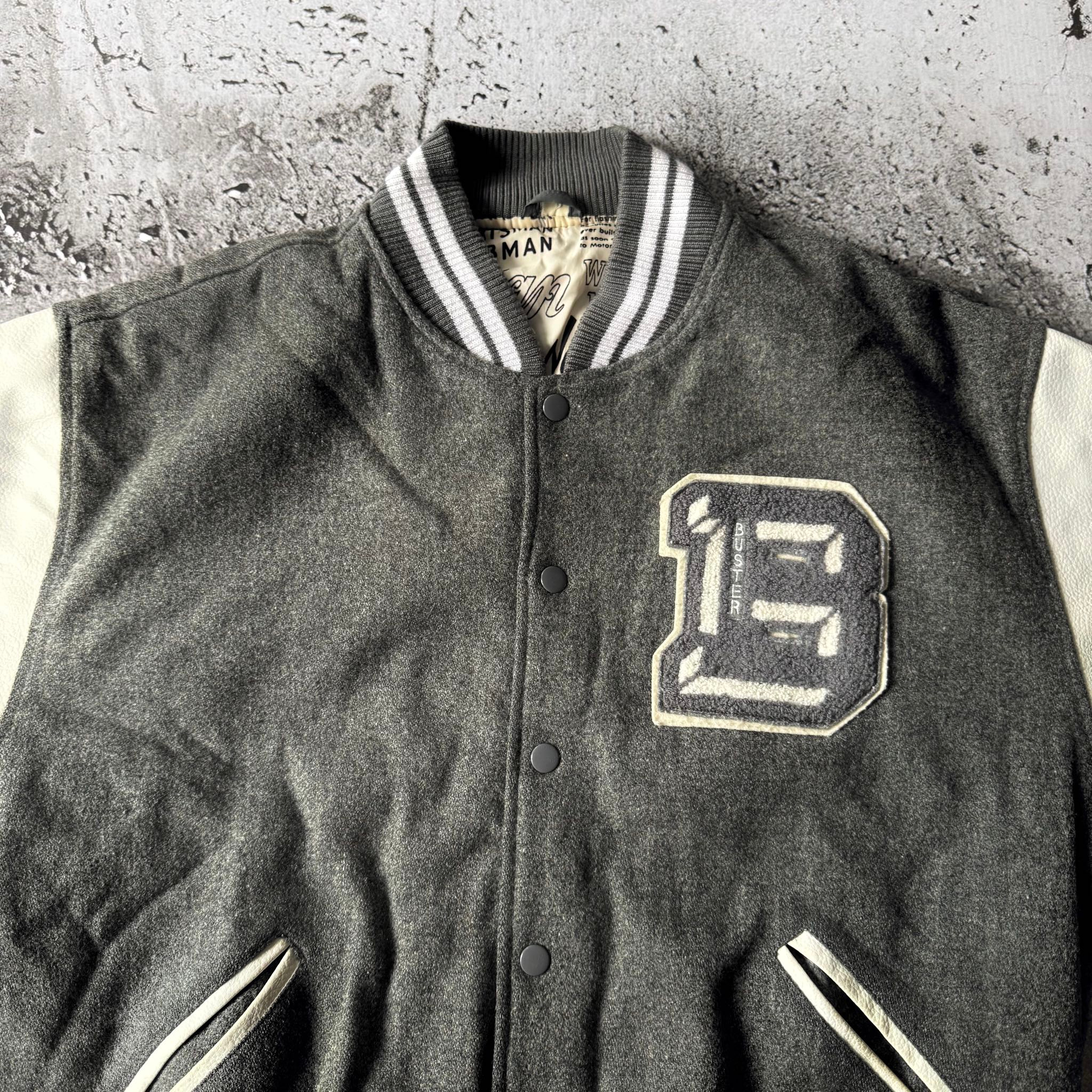 Buster 1990s Vintage Varsity Bomber Jacket, миниатюра 5