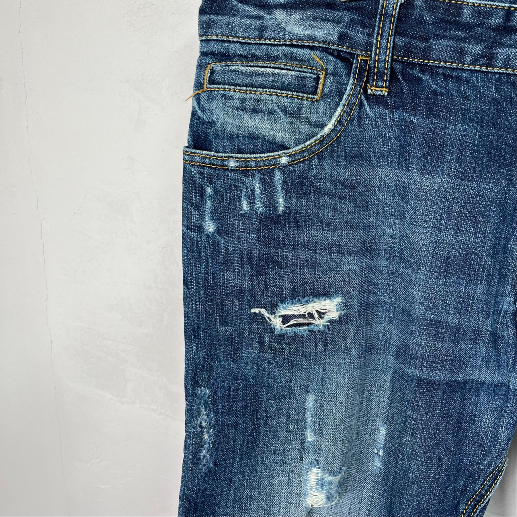 Dolce & Gabbana Distressed Patchwork Jeans, миниатюра 4