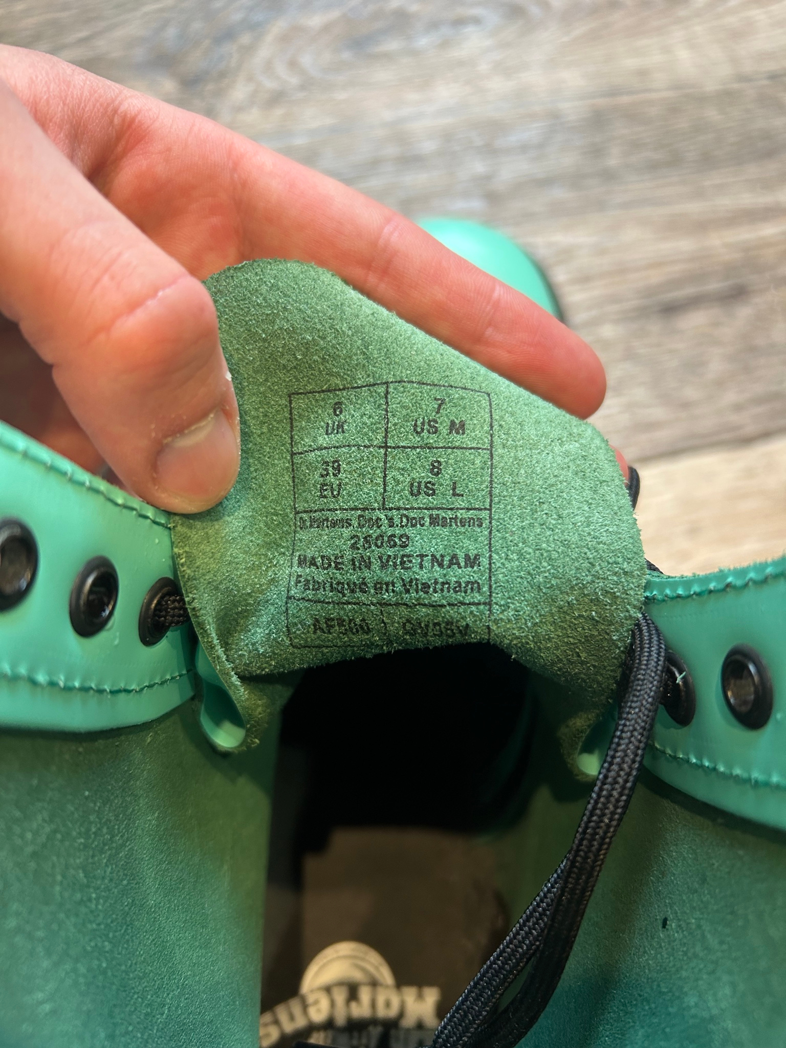 Dr. Martens 1460 Smooth Leather Peppermint Green, миниатюра 6