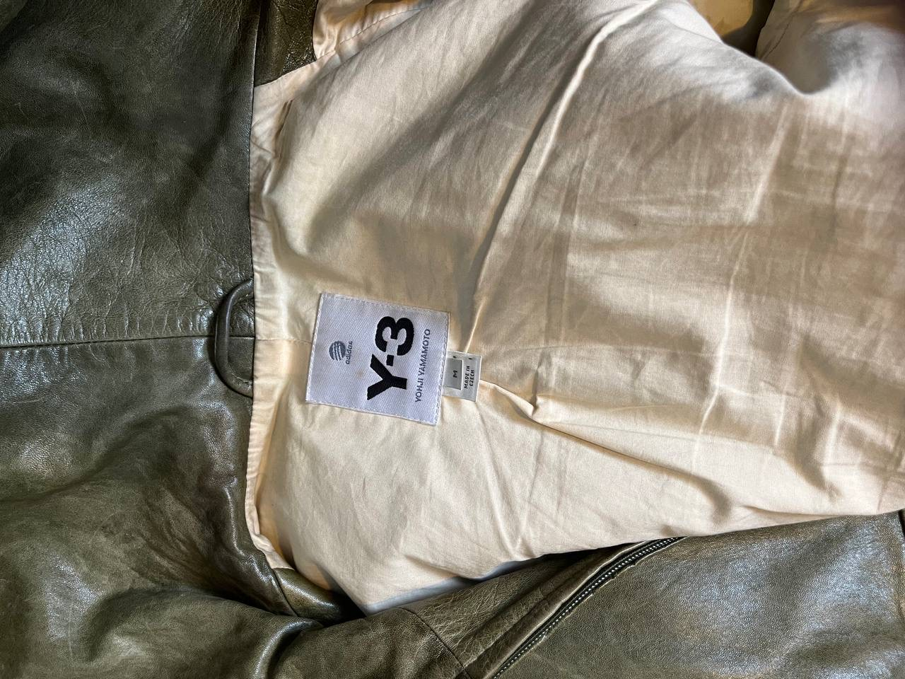 Y-3 Кожаная куртка, миниатюра 4