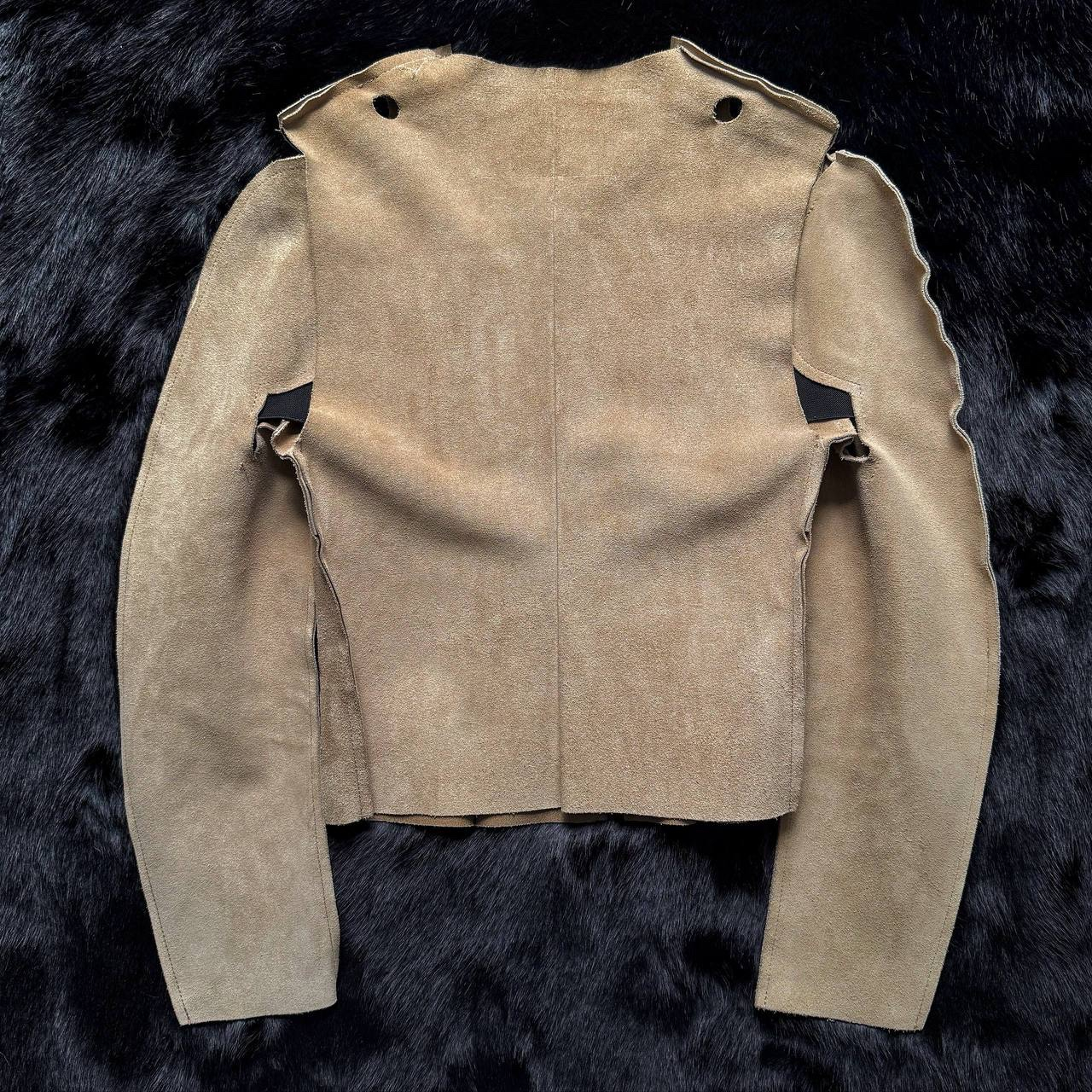 Maison margiela x HM Suede deconstructed jacket, миниатюра 2