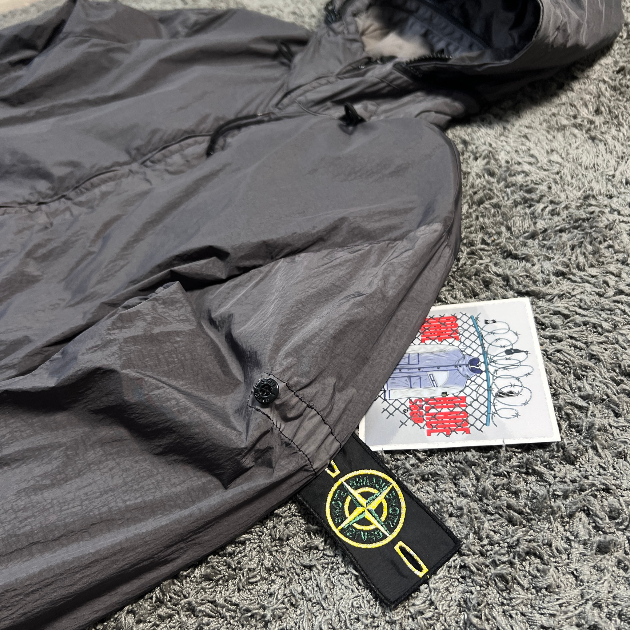 Stone Island GARMENT DYED CRINKLE REPS NY Jacket, миниатюра 4