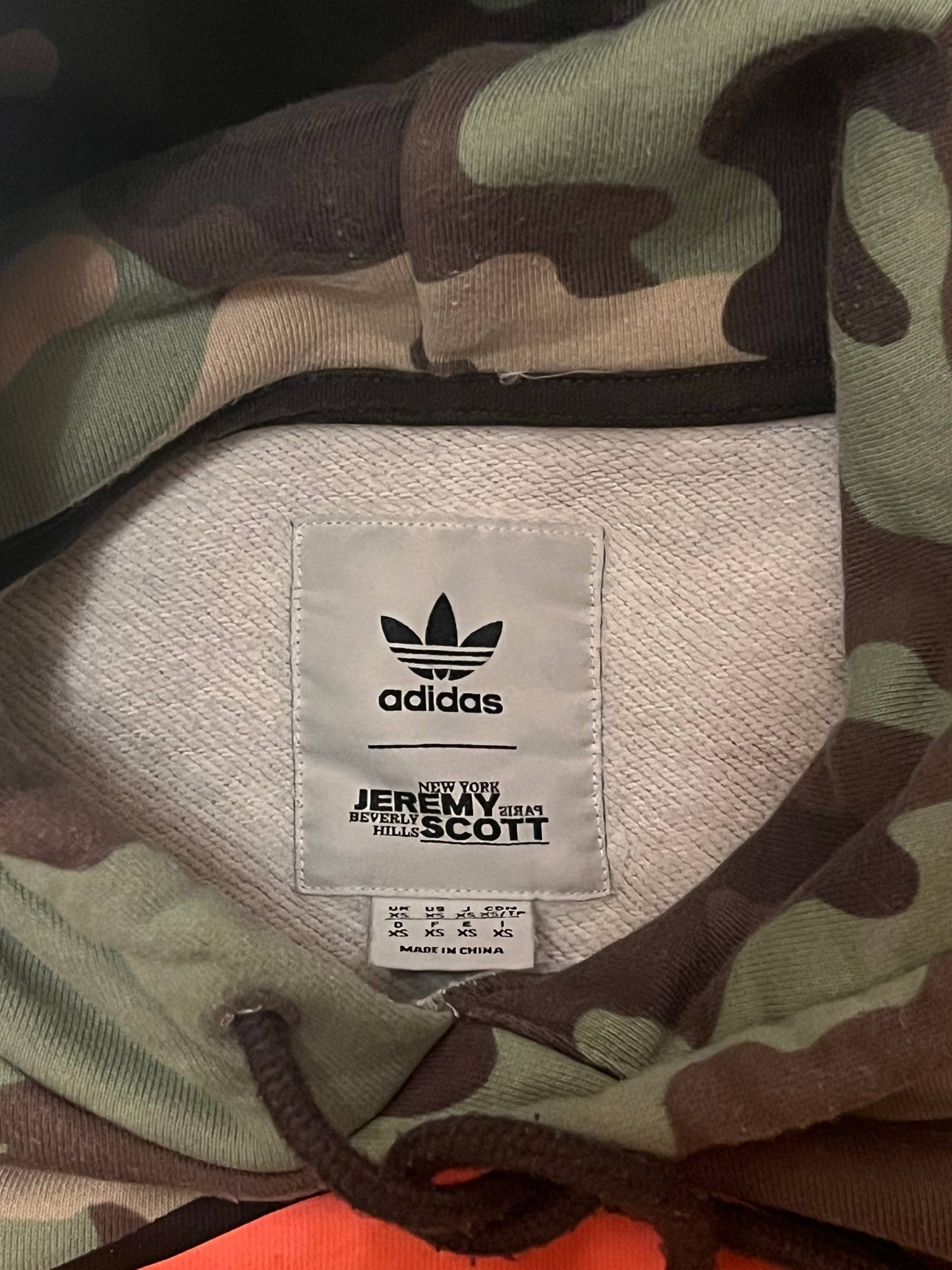 Adidas Originals x Jeremy Scott  Hoodie SS13, миниатюра 3
