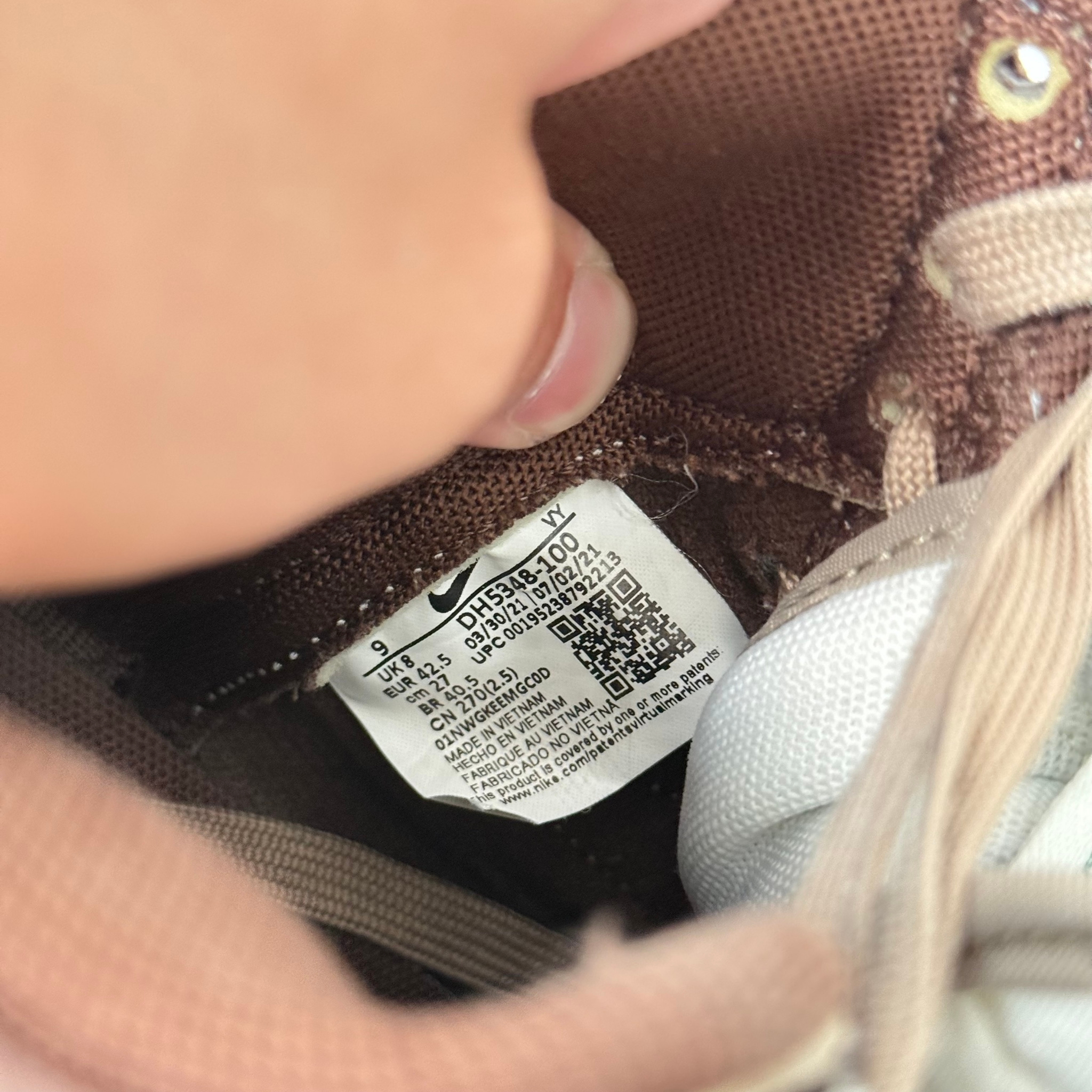 Nike Dunk High “Light Chocolate”, миниатюра 5