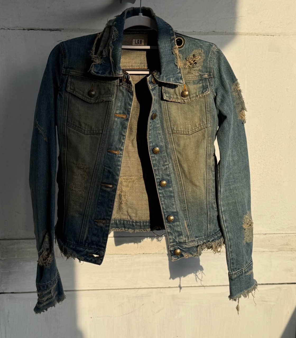 Le Grand Bleu (LGB) Crash Denim Jacket, миниатюра 7