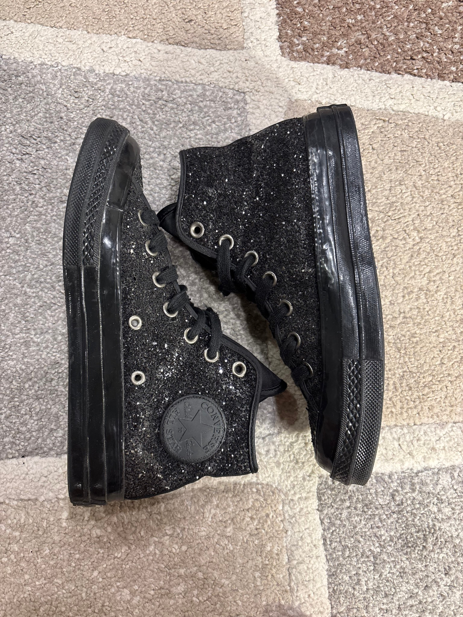 Converse Chuck Taylor Hi Glitter Black, миниатюра 4