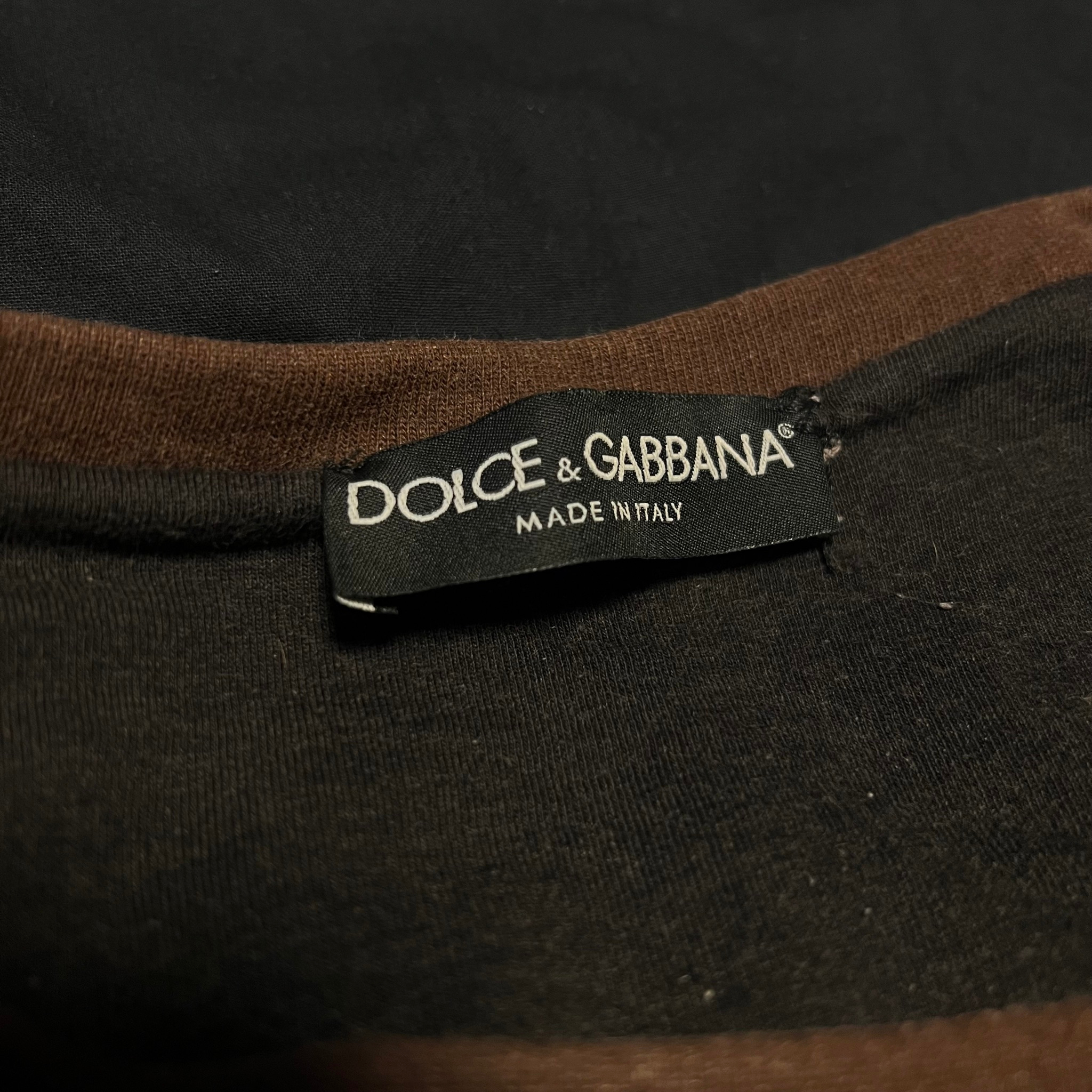 Dolce & Gabbana Brown Knight Axe Sweater, миниатюра 3