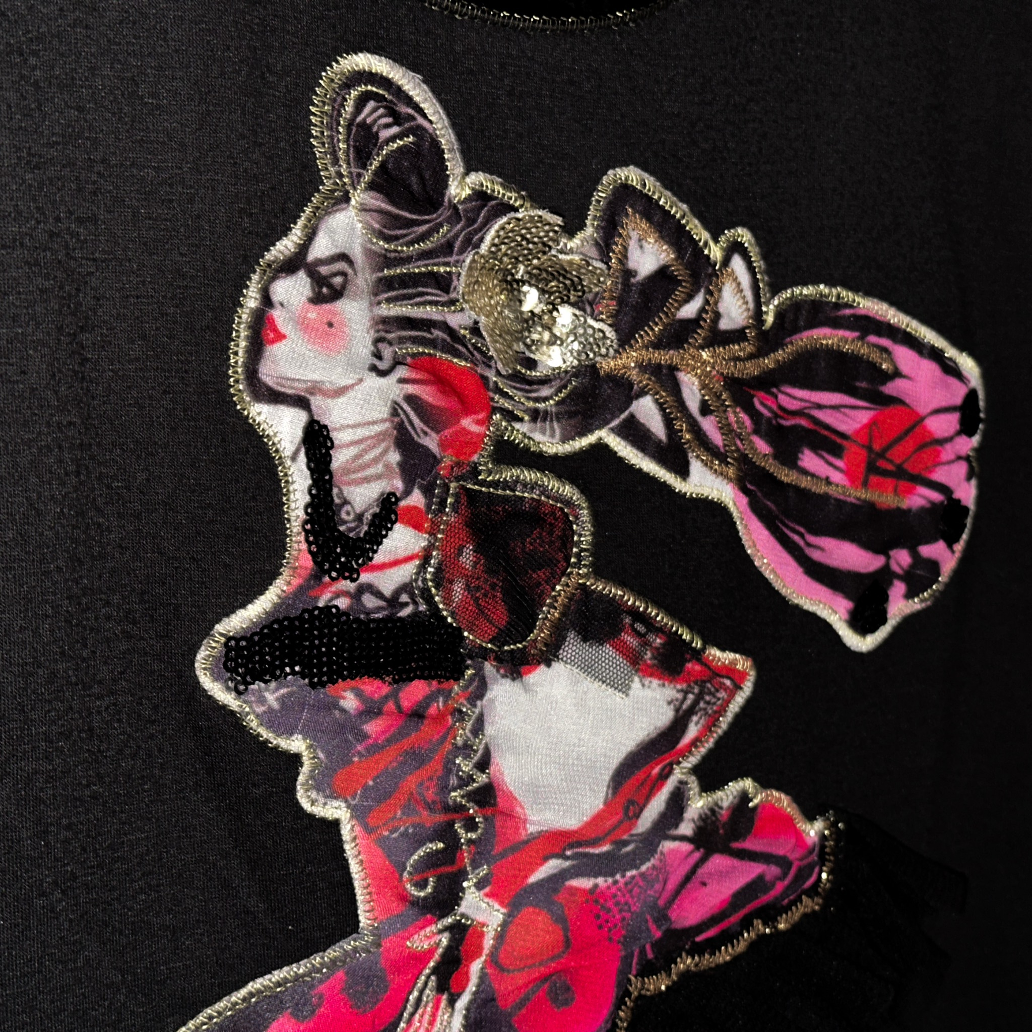 Desigual x Monsieur Christian Lacroix T-shirt with Graphic Patch / Appliqué, миниатюра 4