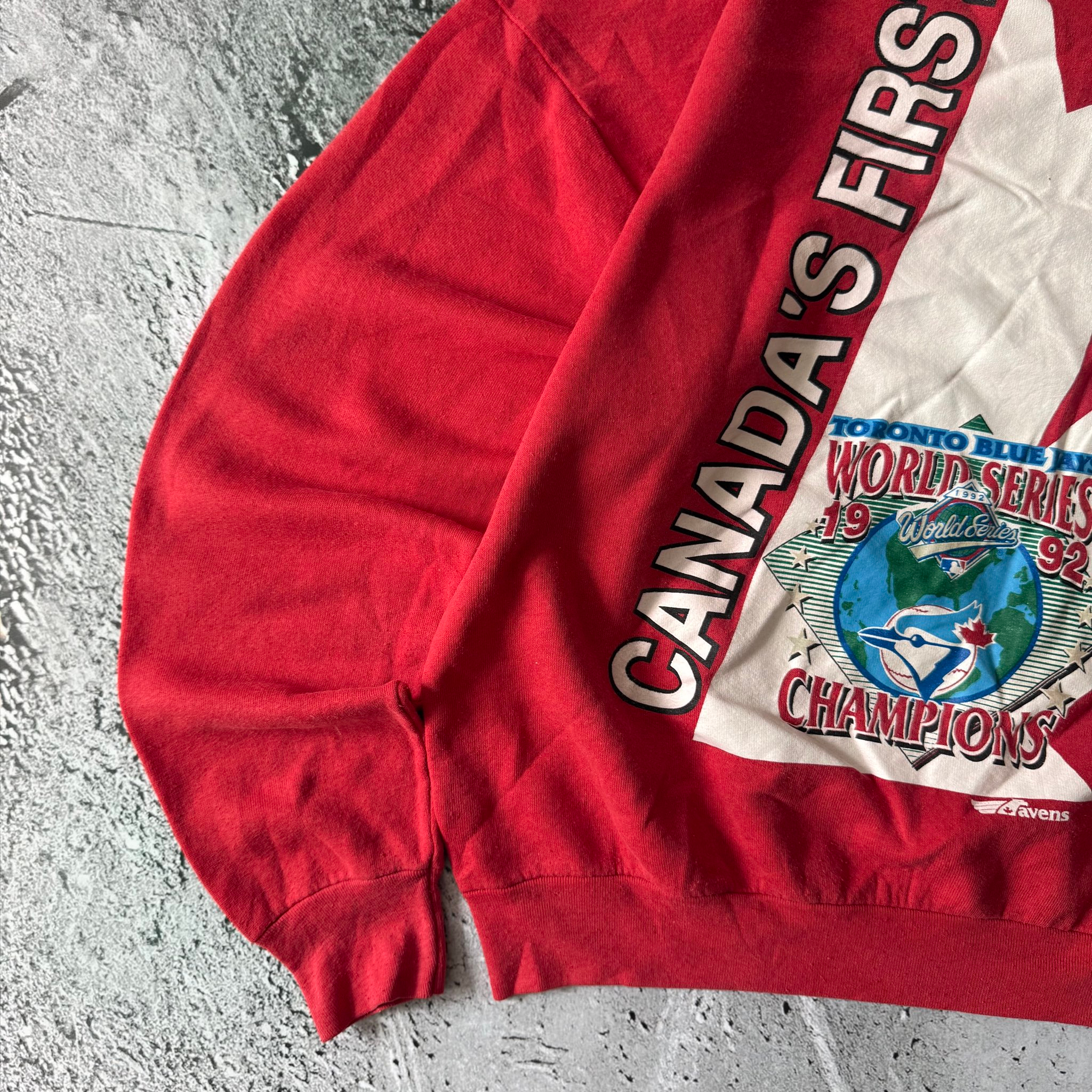 Fruit Of The Loom 1992 Toronto Blue Jays Graphic Sweatshirt, миниатюра 2