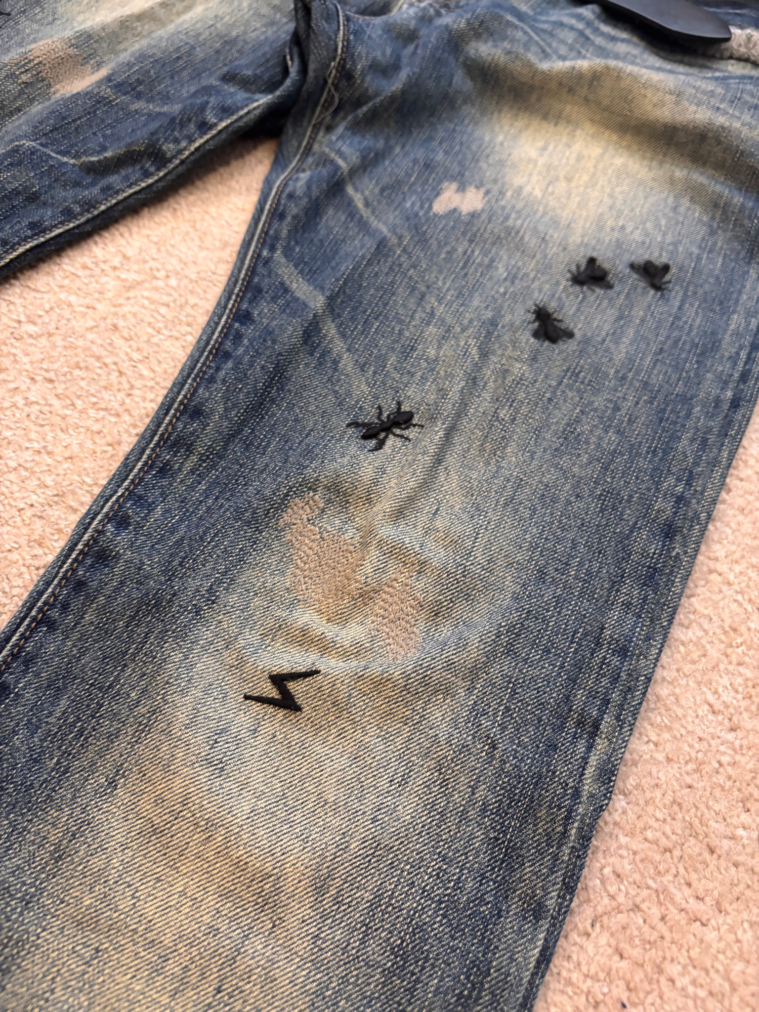 Undercover bug denim ss85, миниатюра 5