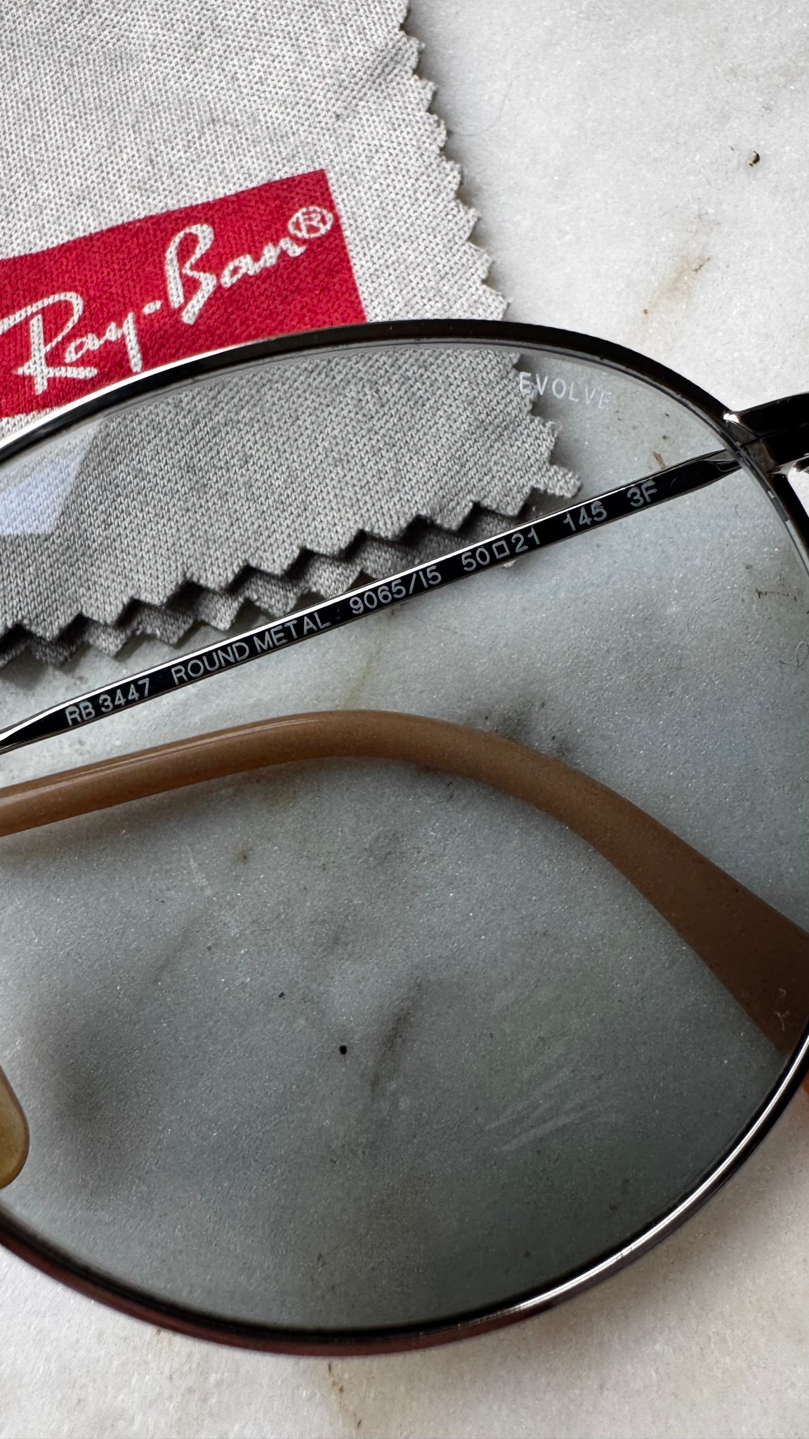 Ray-Ban RB3447 Round Metal, миниатюра 4