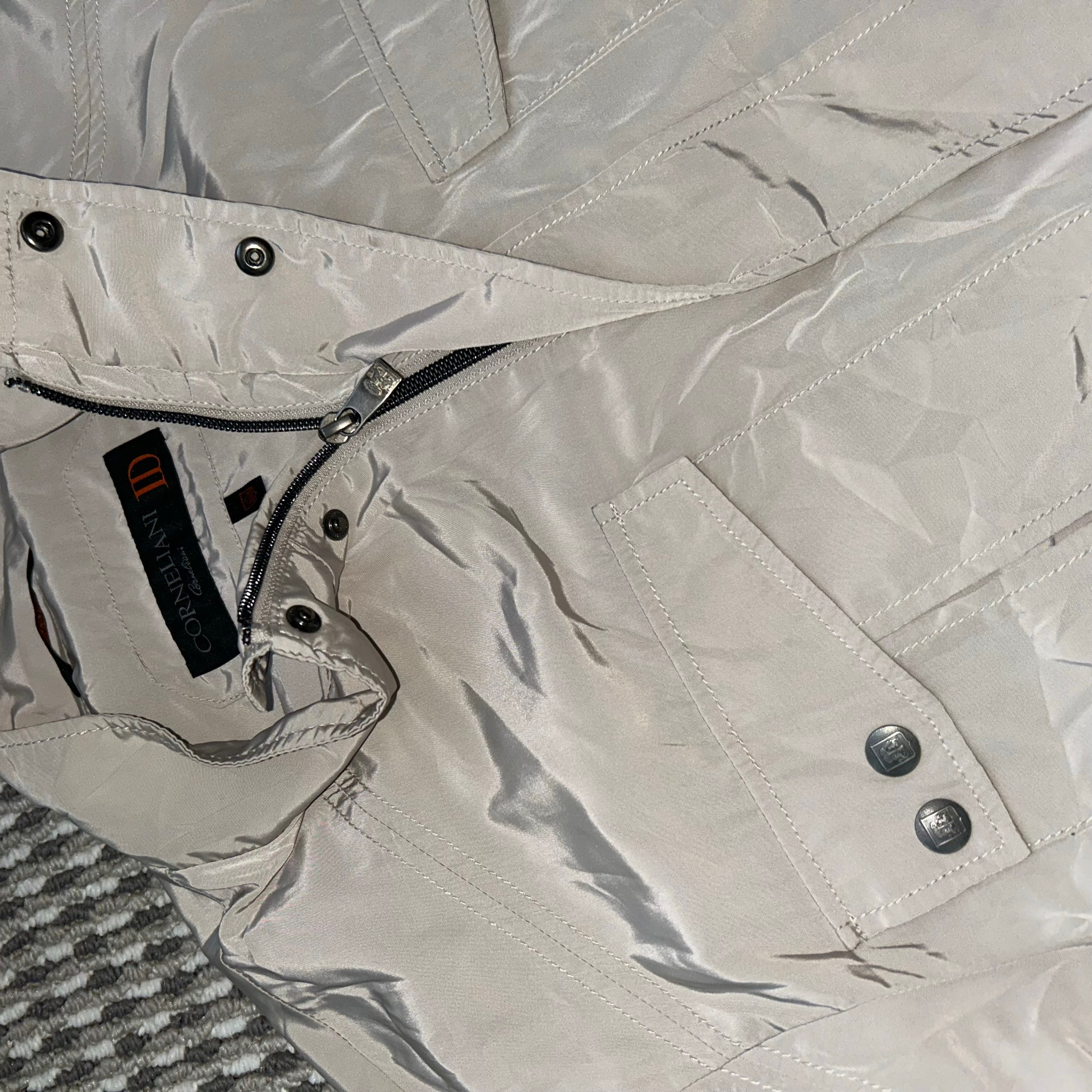 Corneliani Vintage Old Money Windbreaker Waterproof Jacket, миниатюра 4