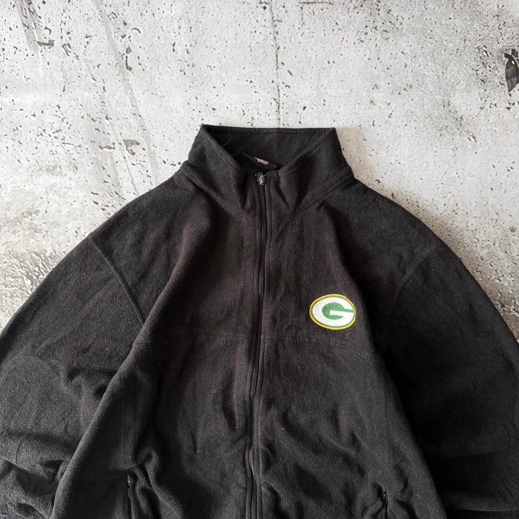 NFL 2000s Vintage Green Bay Packers Fleece Jacket, миниатюра 4