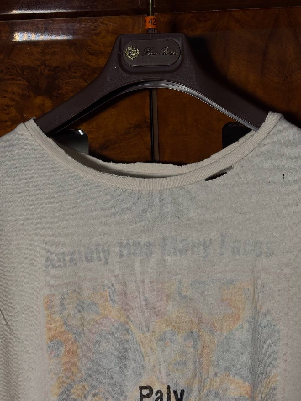 Paly Hollywood 26SS Anxiety Distressed Tee, миниатюра 6