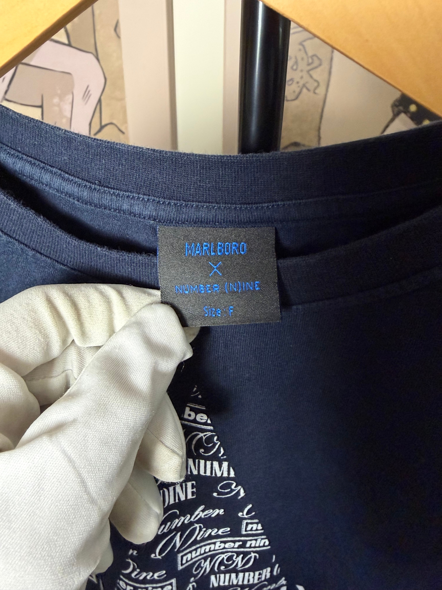 Number (N)ine x Marlboro Star navy, миниатюра 3