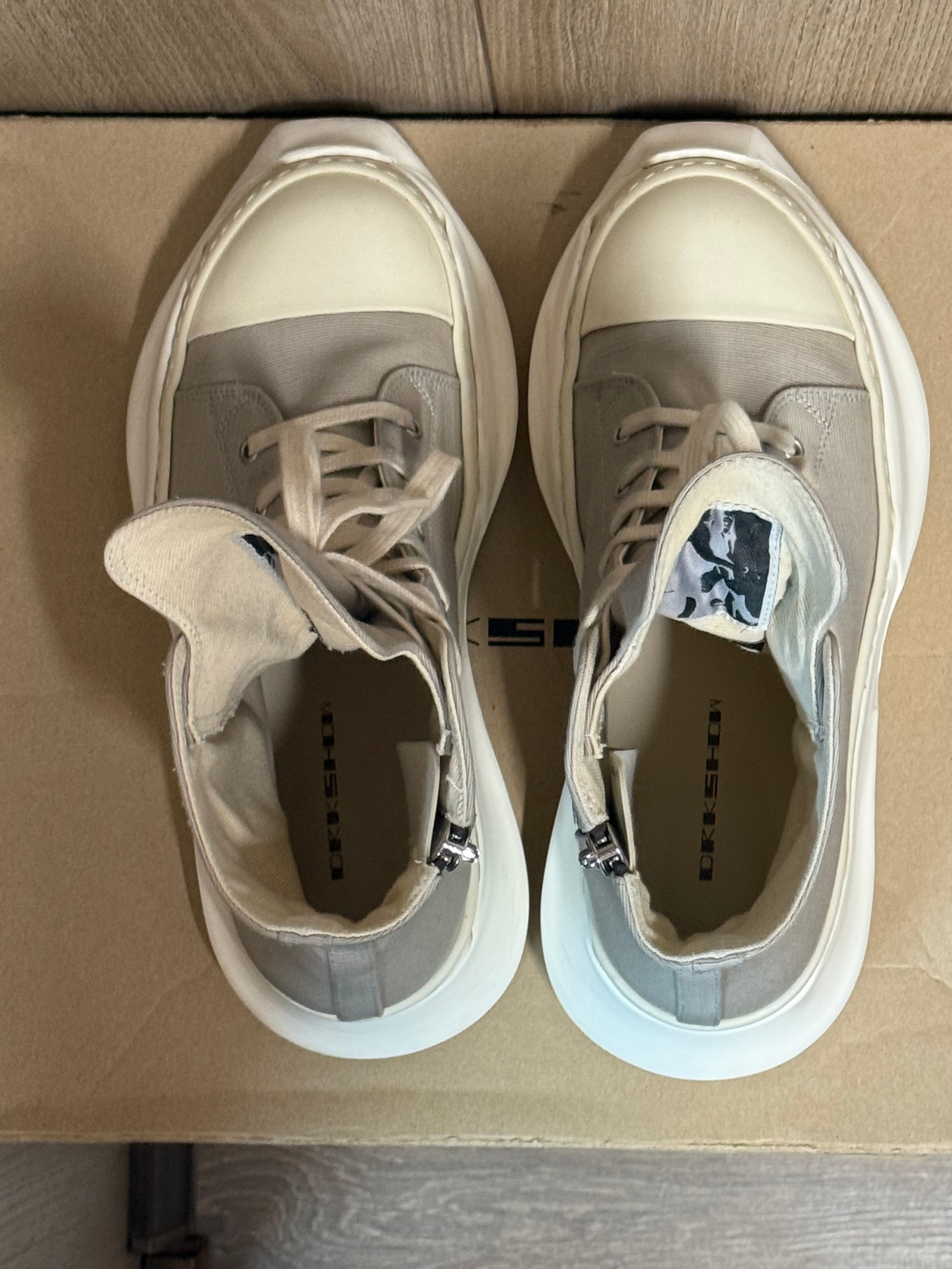 Rick Owens DRKSHDW Abstract High Grey / Milk, миниатюра 9