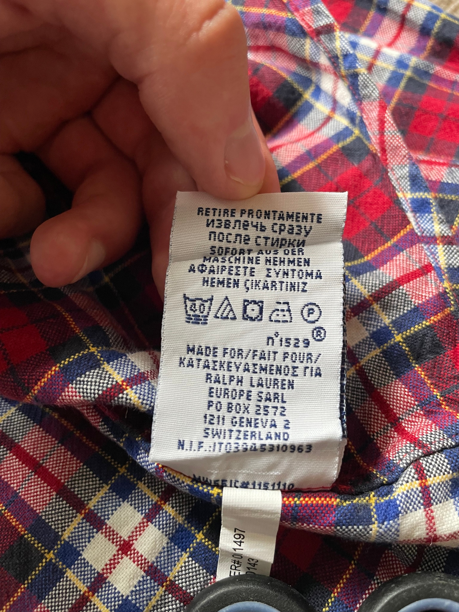 Polo Ralph Lauren Mainline Plaid Shirt, миниатюра 8
