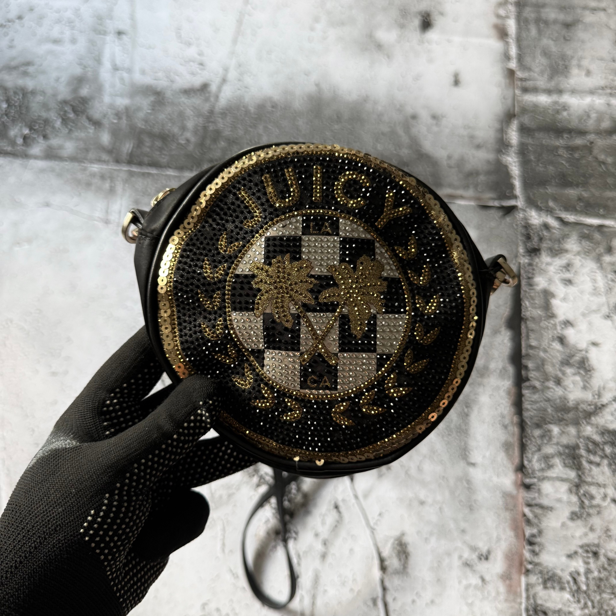 Juicy Couture Modern Sequin Round Crossbody Bag, миниатюра 2