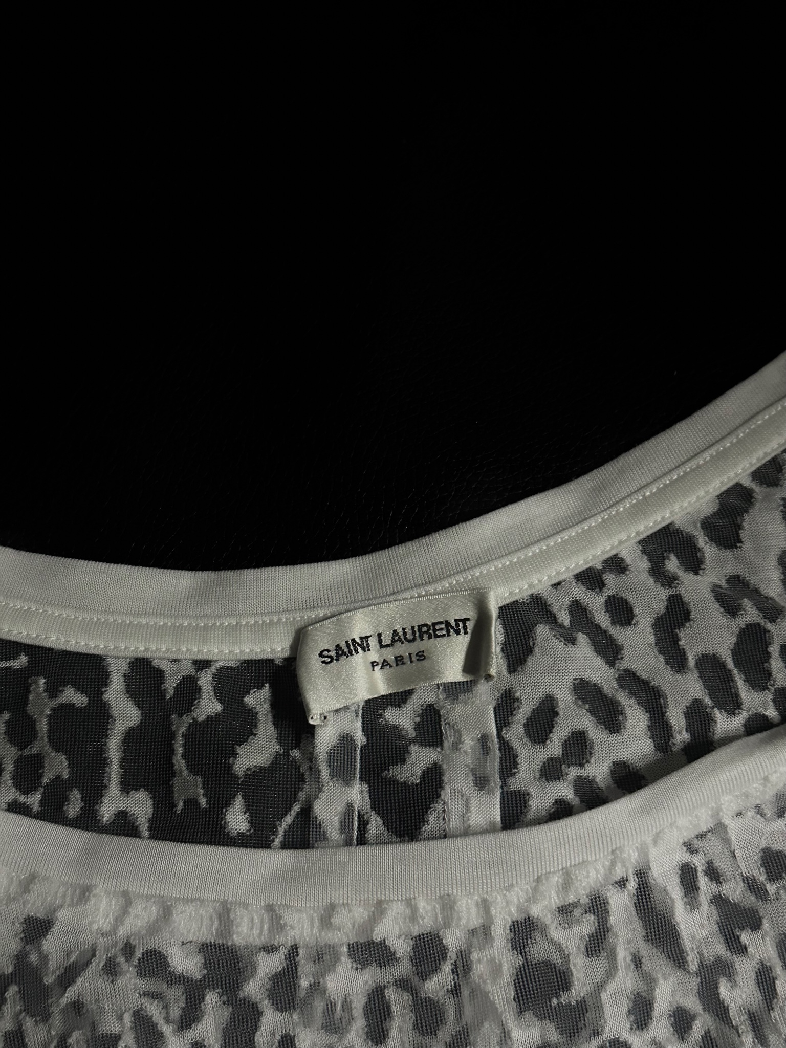 Saint laurent  Saint laurent tee by hedi slimane, миниатюра 3
