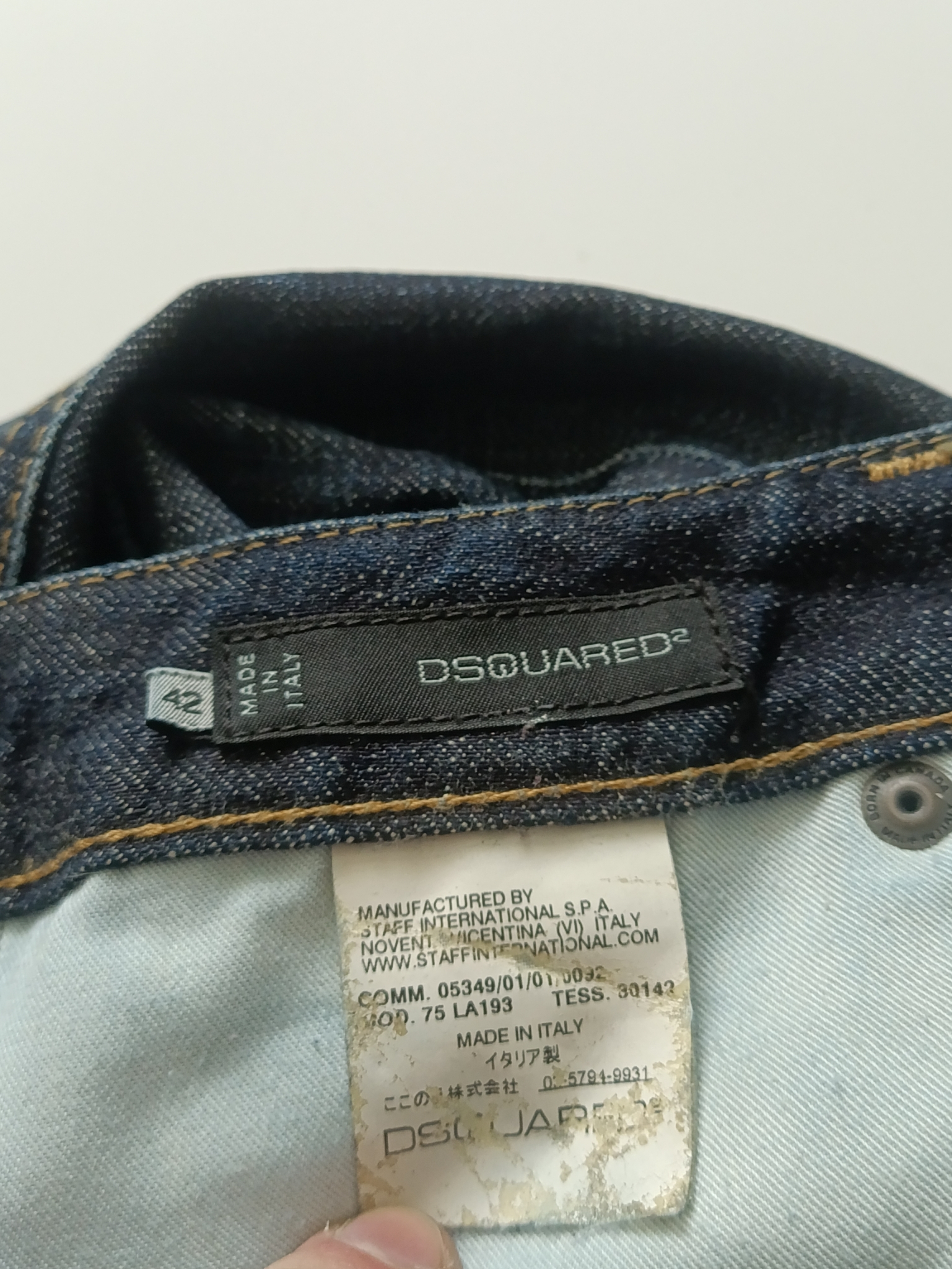 DSQUARED2 Leather jeans, миниатюра 5