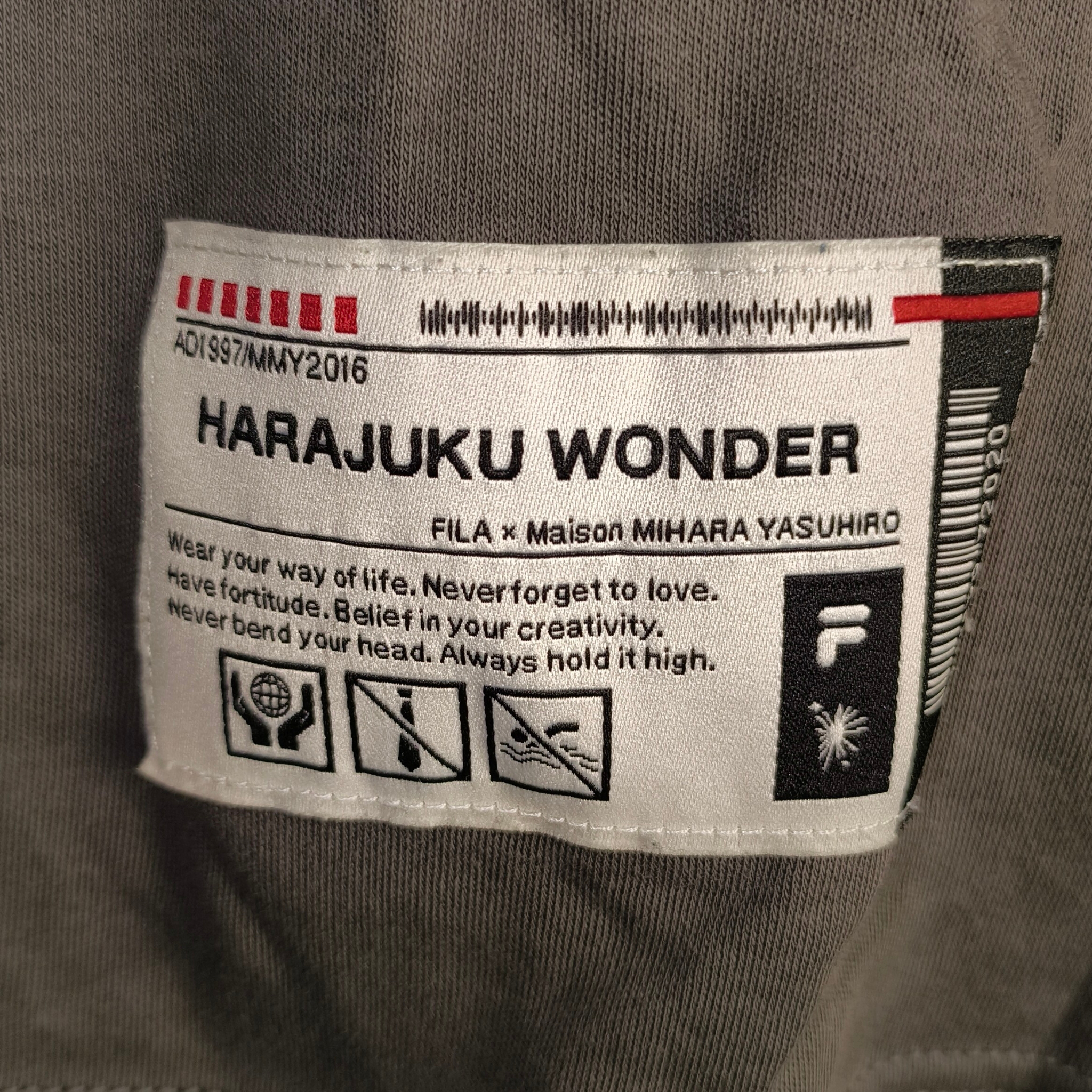 FILA x Mihara Yasuhiro Split tee, миниатюра 5