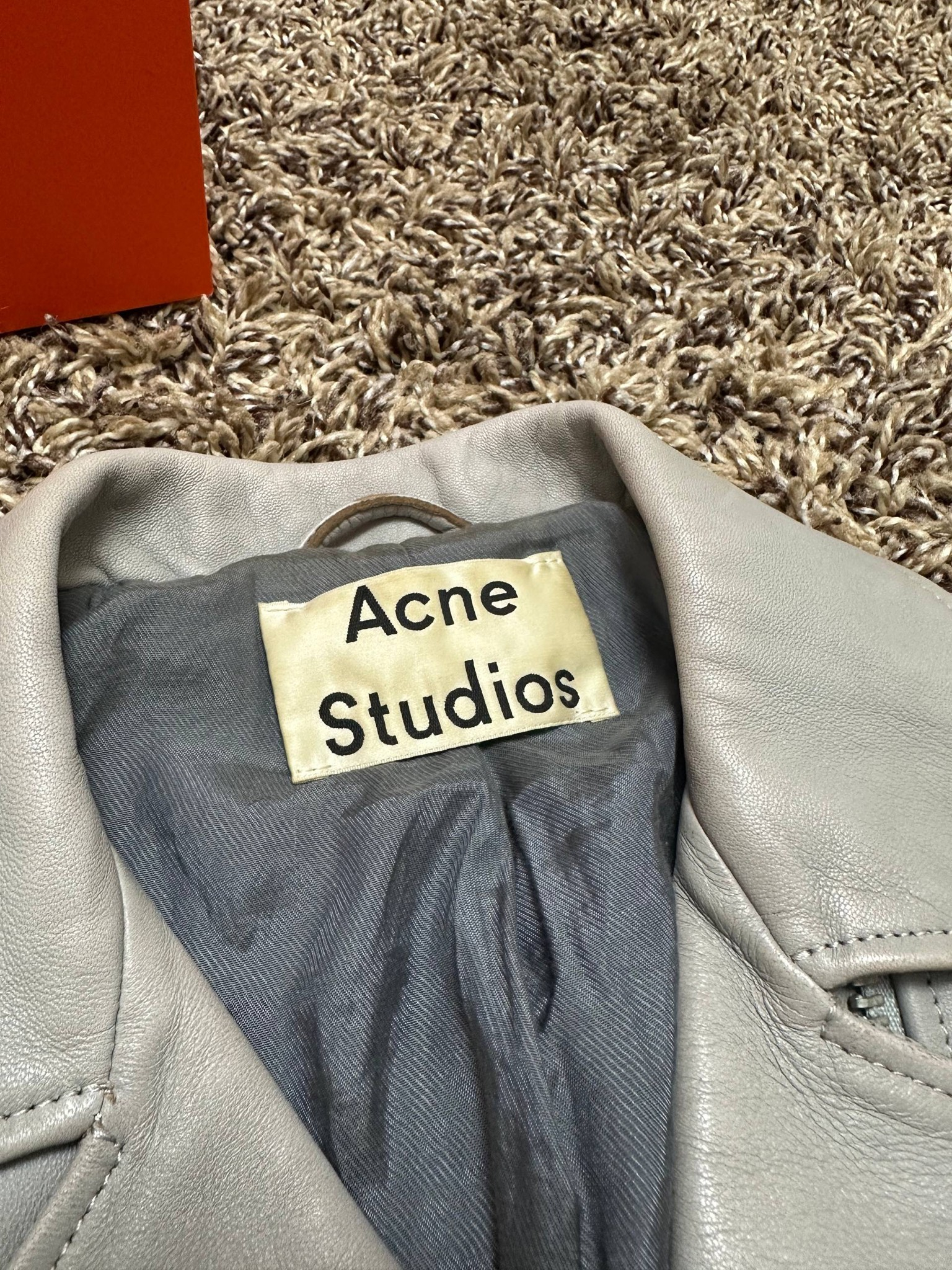 Acne Studios Leather Jacket, миниатюра 4