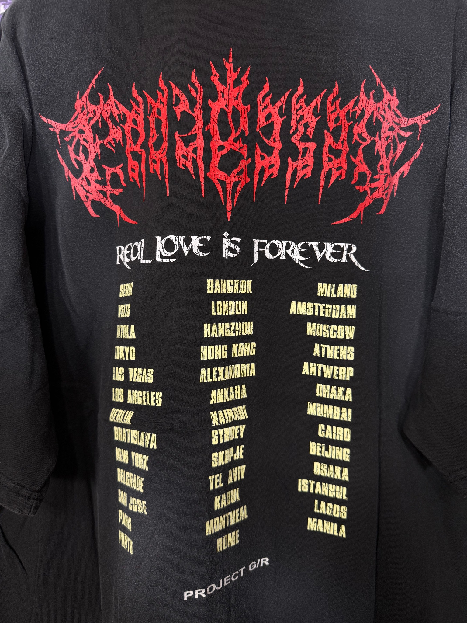 Project G/R Crow Worldtour T-shirt, миниатюра 4