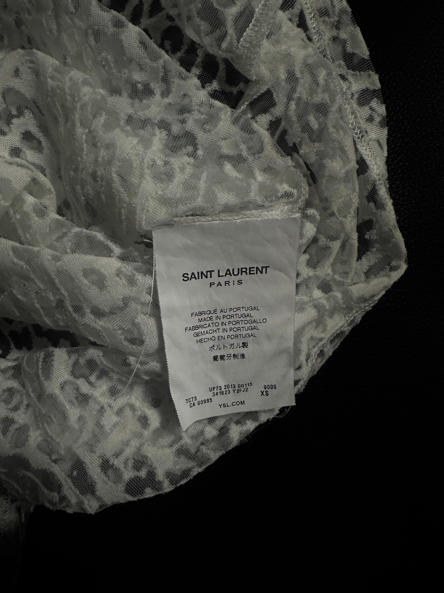 Saint laurent  Saint laurent tee by hedi slimane, миниатюра 4