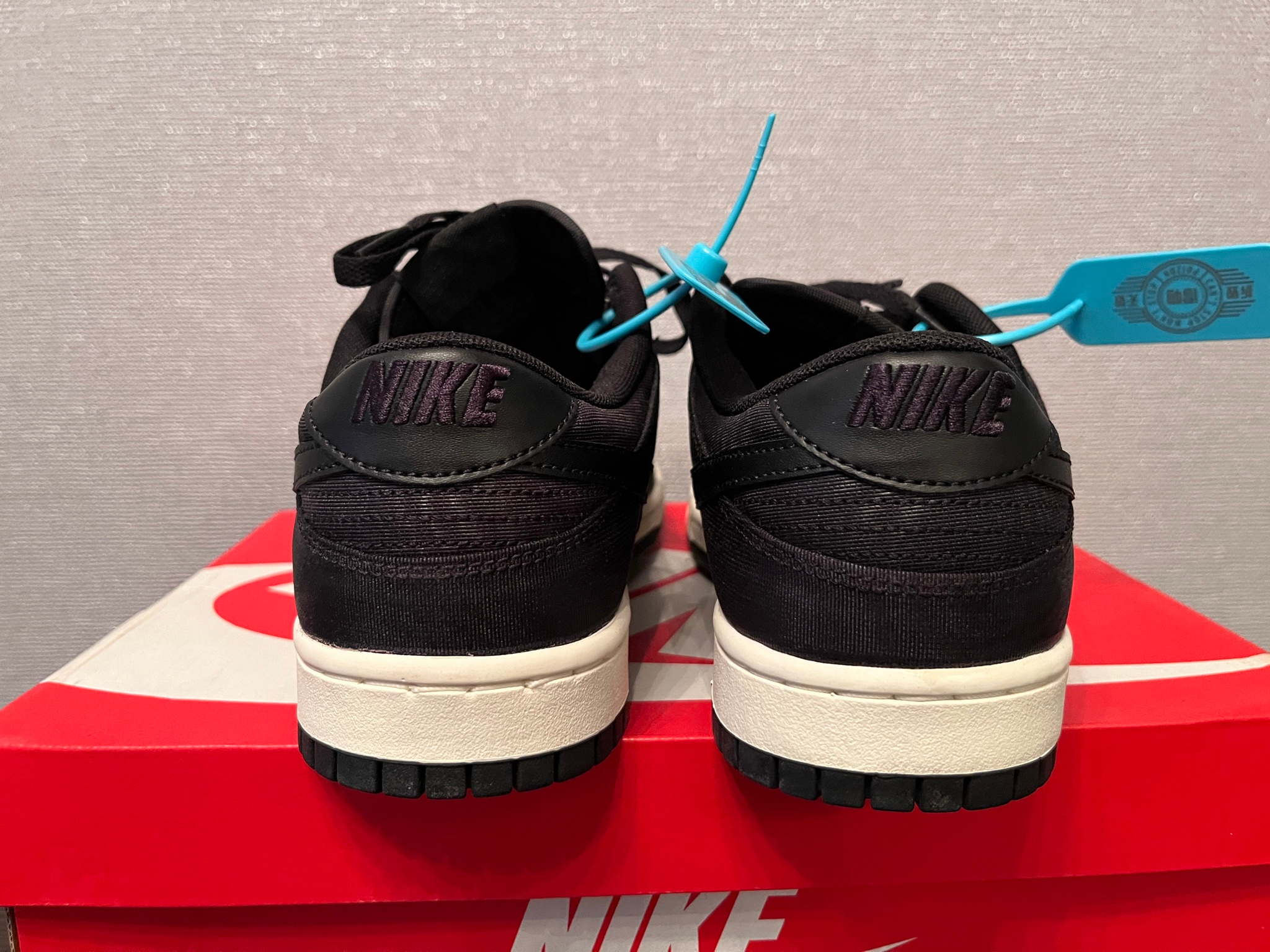 Nike   Dunk Low Retro PRM Black Canvas, миниатюра 2