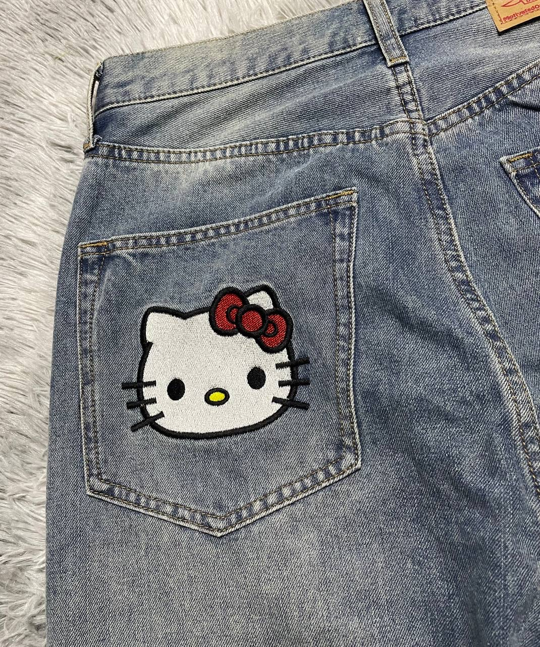 Bape x Hello Kitty Джинсы, миниатюра 6