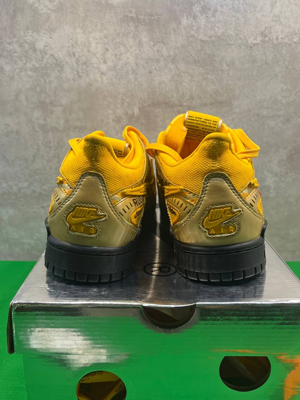 Nike x Off-White Dunk Rubber University Gold, миниатюра 2
