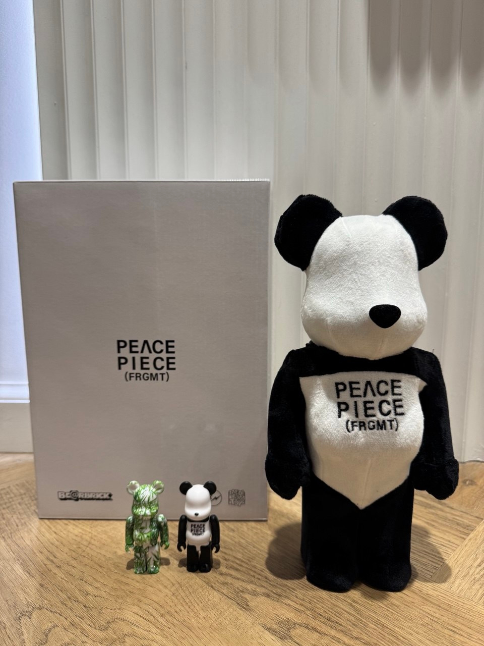 Bearbrick x Fragment 28 см Medicom Toy, миниатюра 1