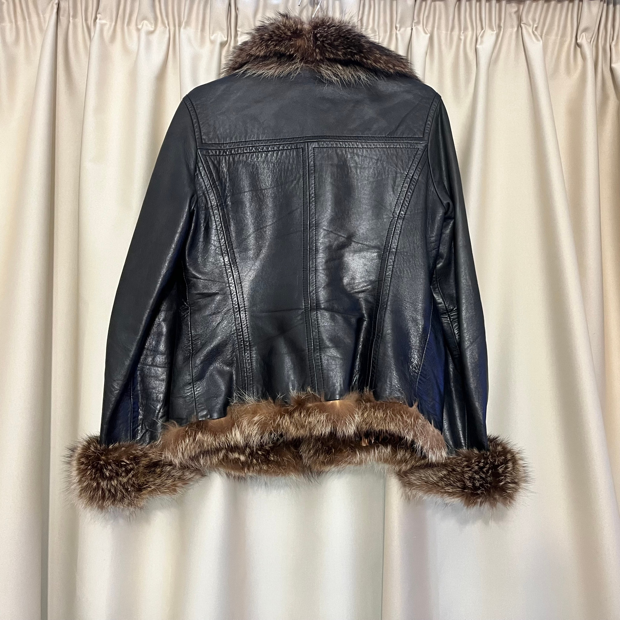 Dolce & Gabbana Fur/leather jacket, миниатюра 2