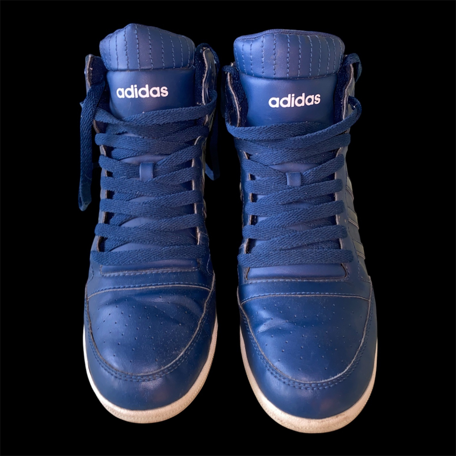 Adidas Neo Blue wedge sneakers, миниатюра 3