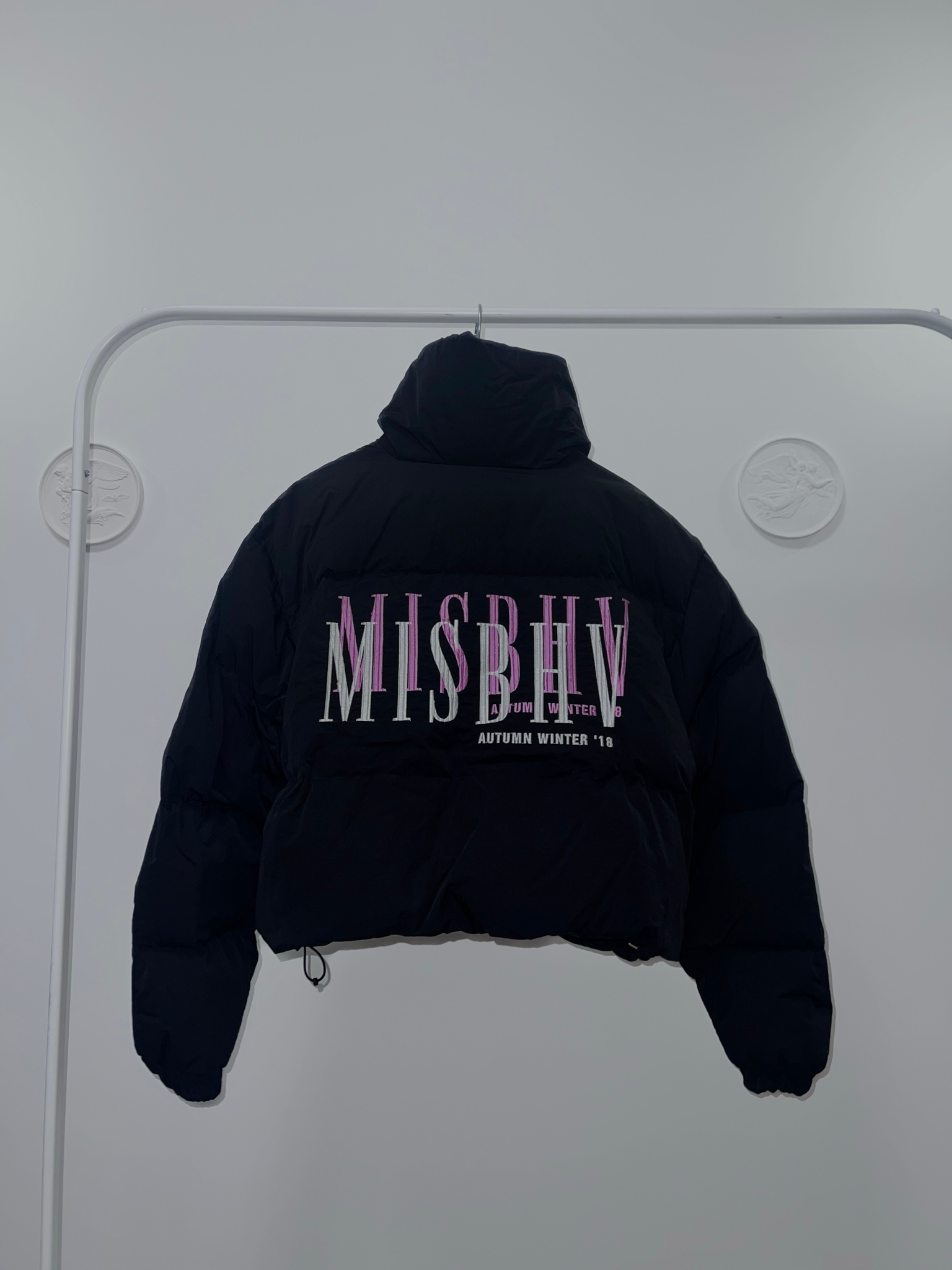 Misbhv Cropped logo Embroidered Puffer, миниатюра 5