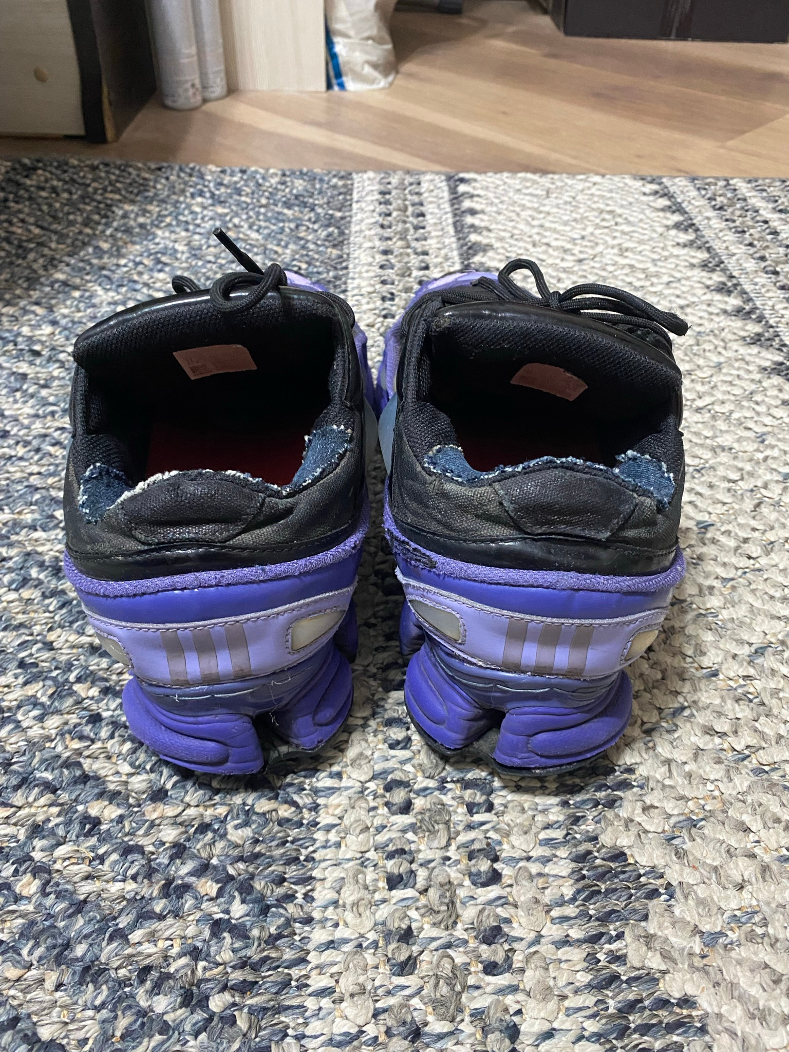 Adidas x Raf Simons Ozweego 3 Purple Black, миниатюра 2