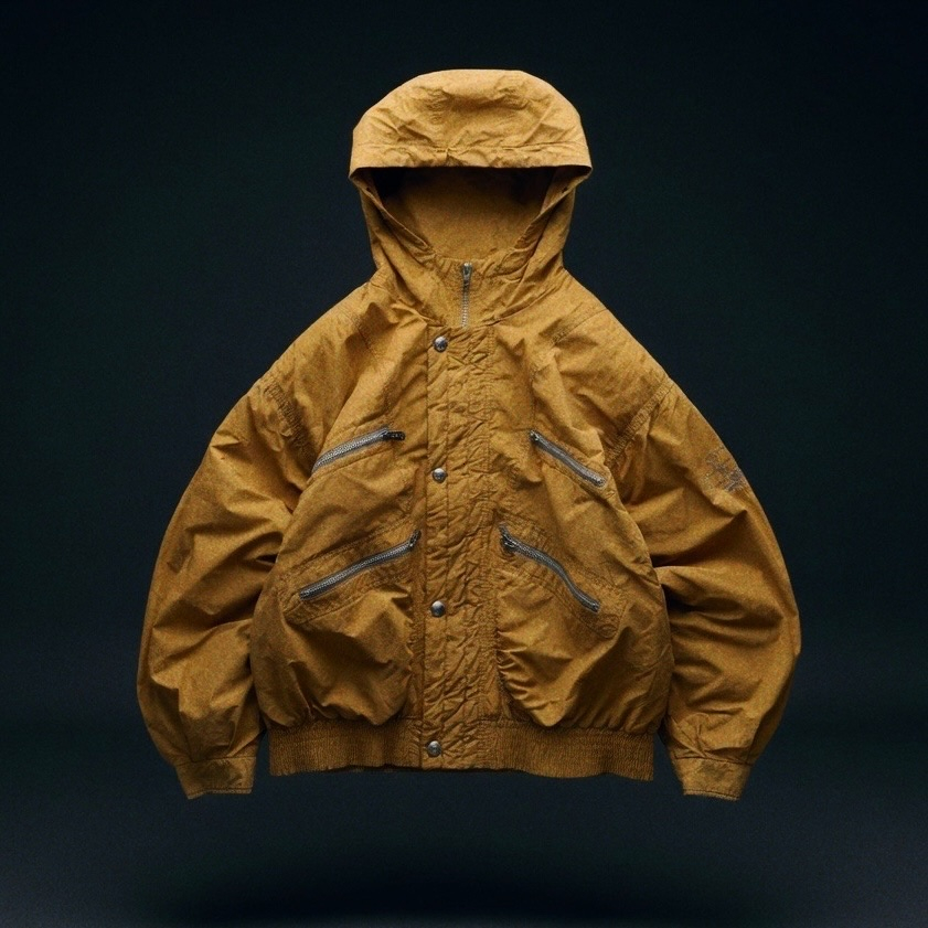 AIR MAIL ROUTE 1990s Vintage Hooded Bomber Jacket, миниатюра 1