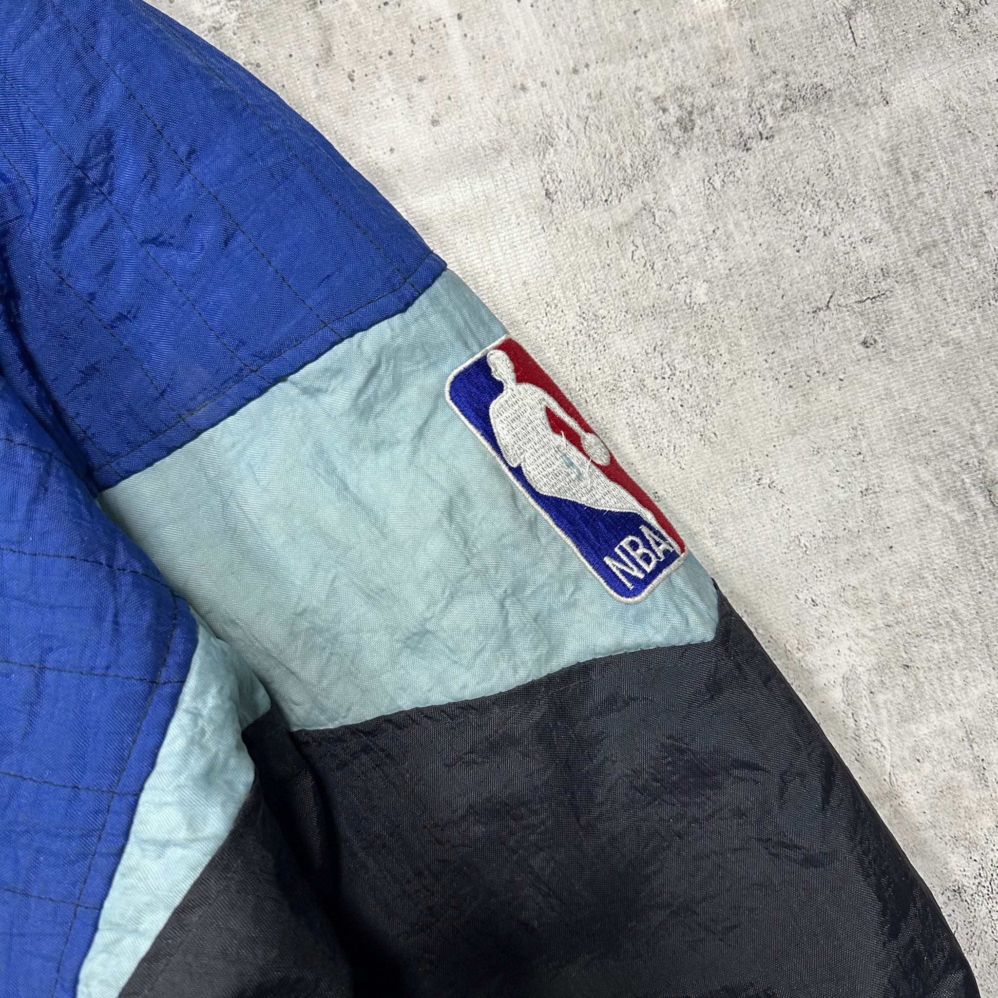 Starter Orlando Magic half zip windbreaker/puffer jacket 90s, миниатюра 7