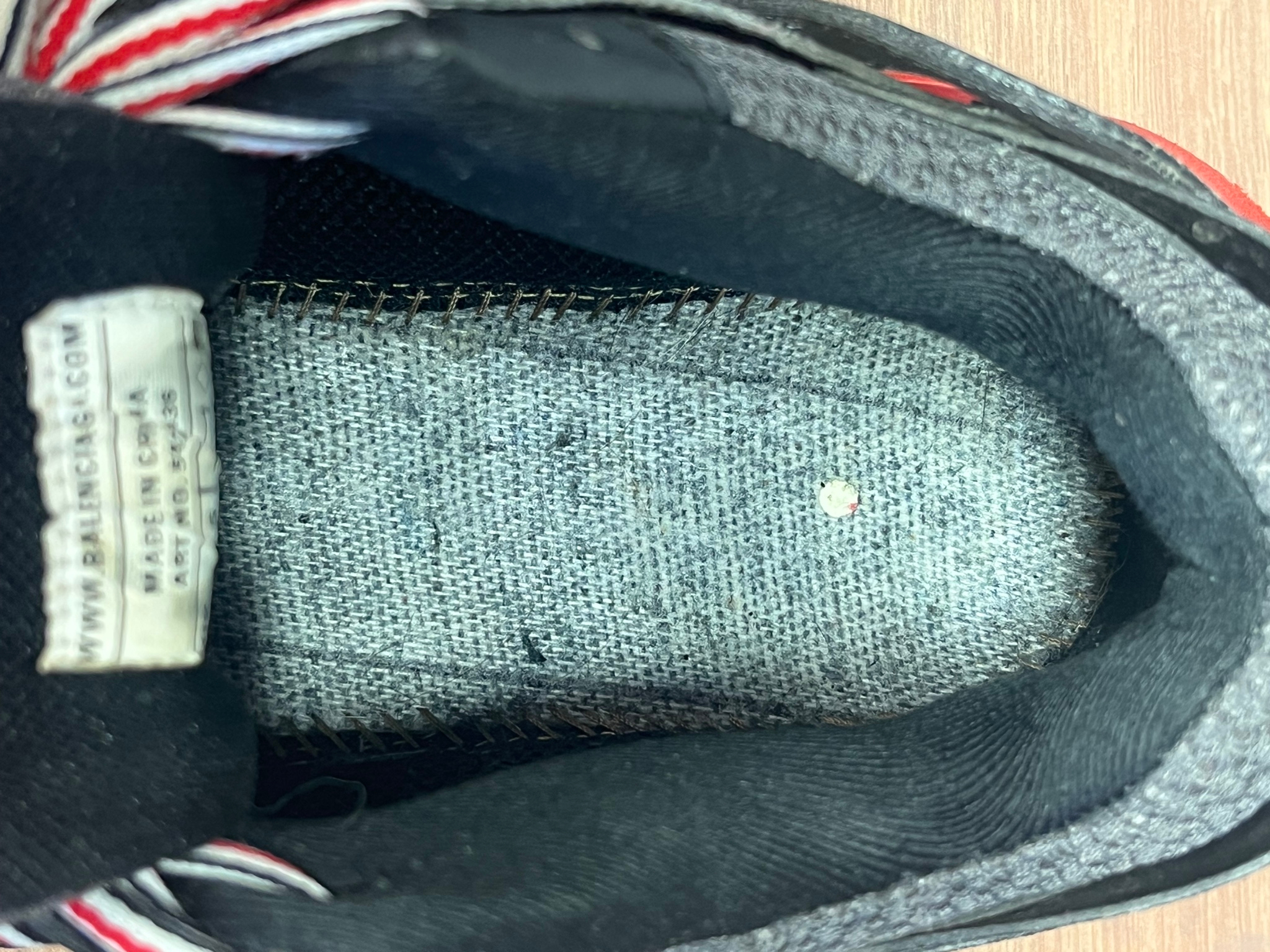 Balenciaga  Track 1 Trainer Black Red, миниатюра 13